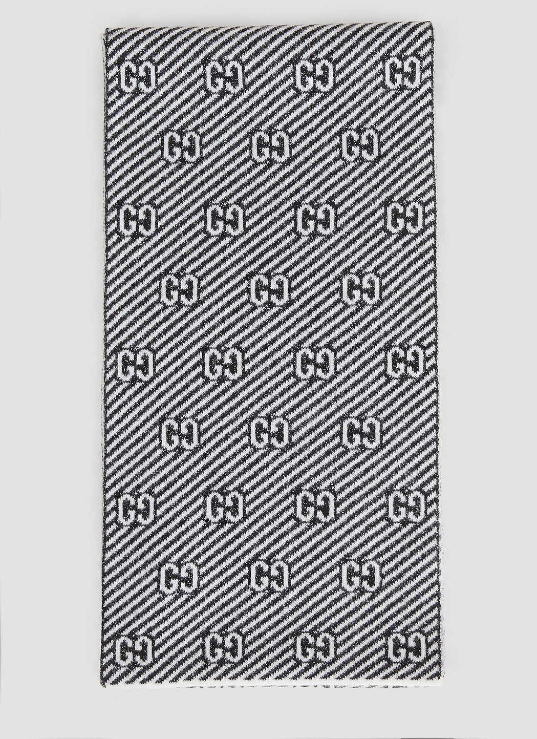 GG Diagonal Stripe Scarf