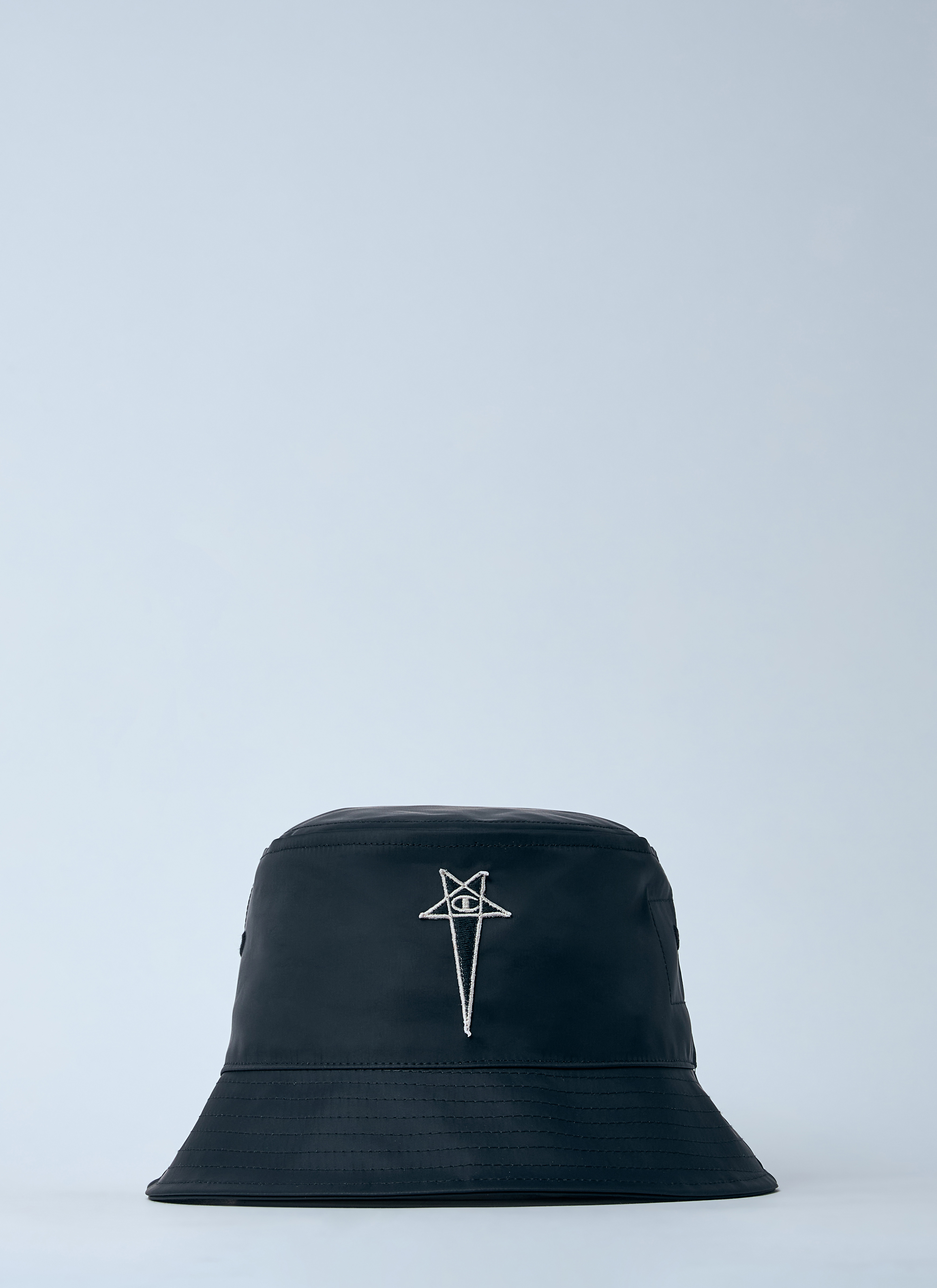 Rick Owens x Champion Men's' Logo Motif Bucket Hat in Black | LN-CC®