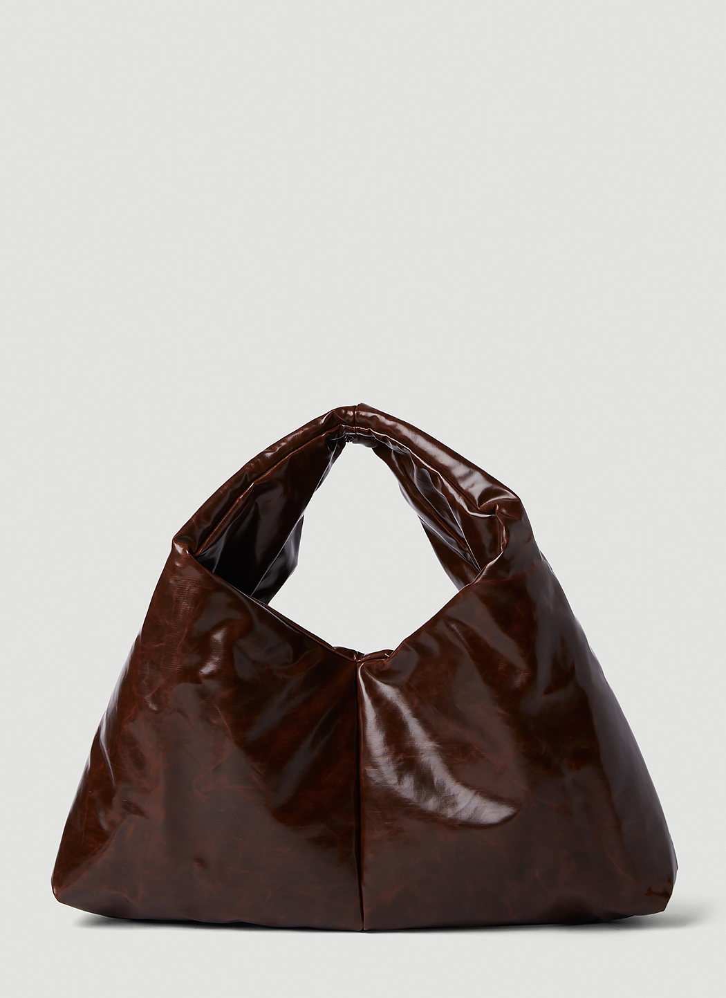 KASSL Editions Anchor Small Handbag in Brown | LN-CC