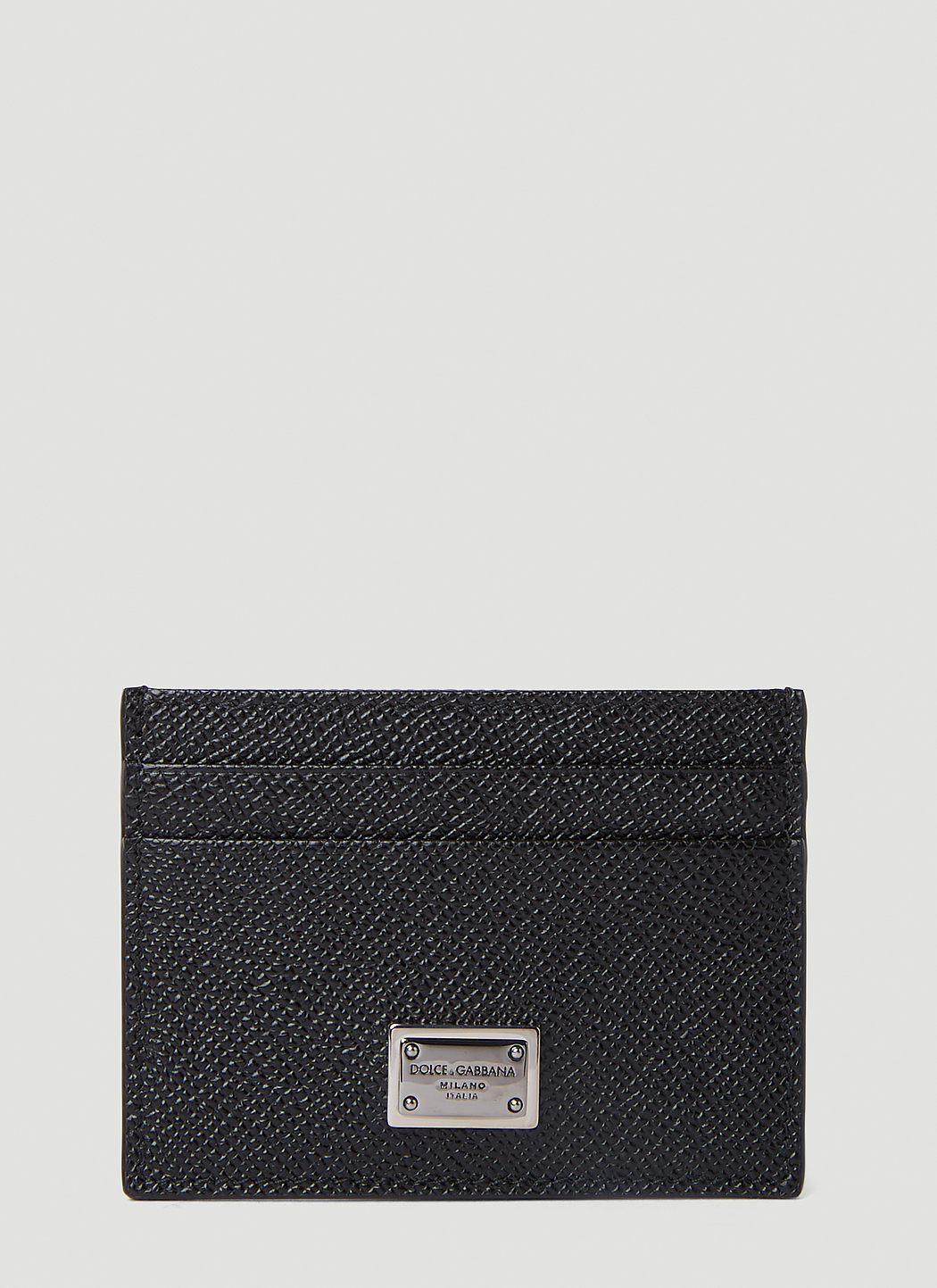 Dolce&Gabbana St Dauphine Logo Plaque Card Holder