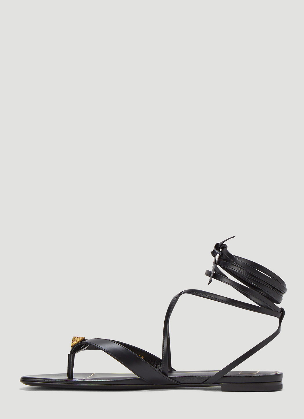 roman stud solo ankle strap sandals