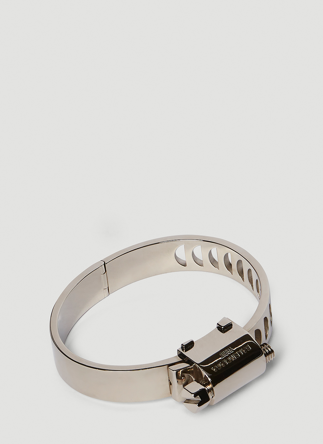 Balenciaga Womens Tool Bangle Bracelet in Silver  LNCC