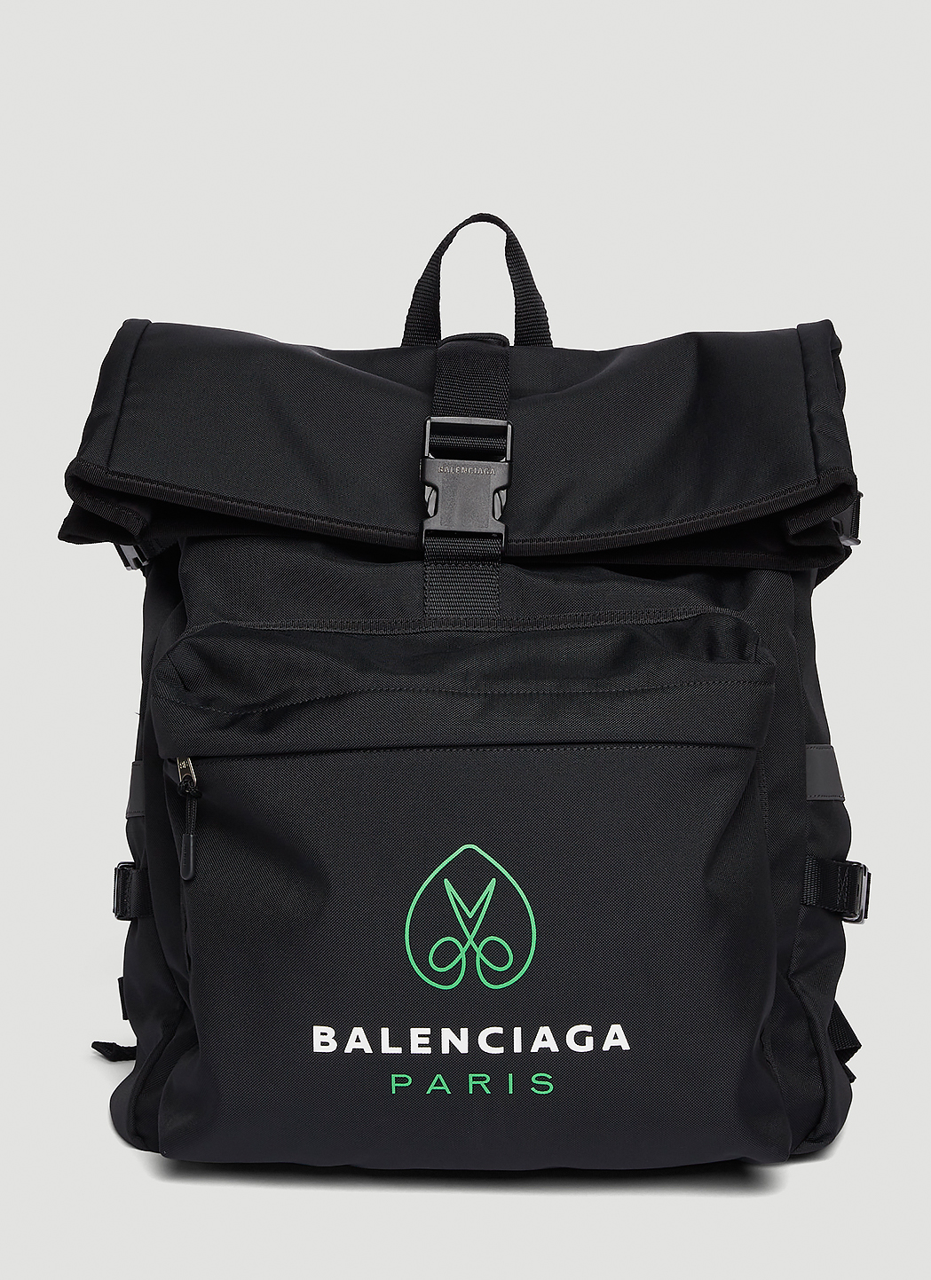 Balenciaga Men's Messenger Backpack in Black LNCC