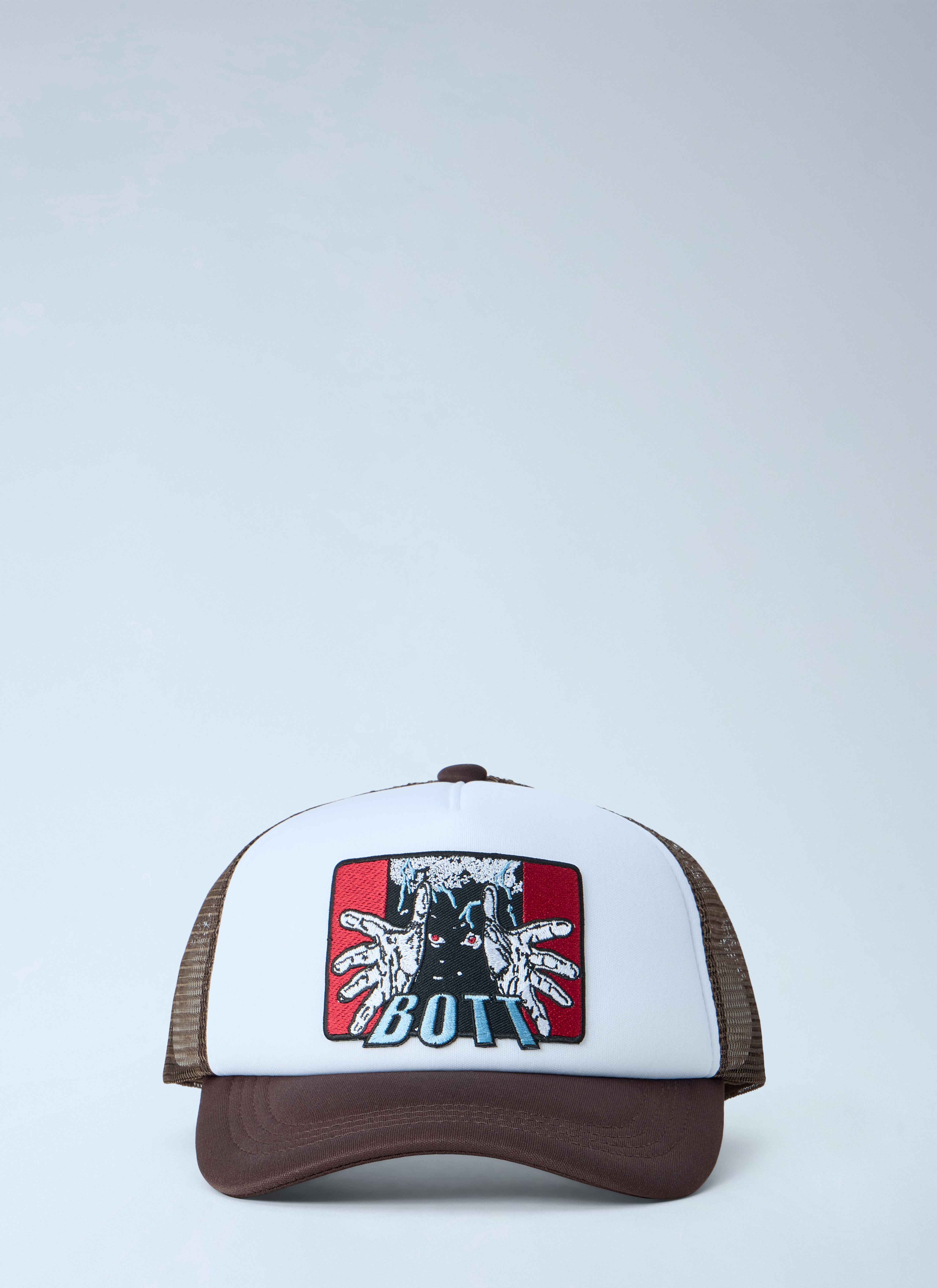 Bott Men's Brown The Hands Mesh-Back Trucker Cap - Man Hats One Size