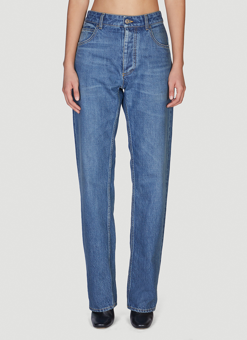 Straight Leg Boyfriend Jeans