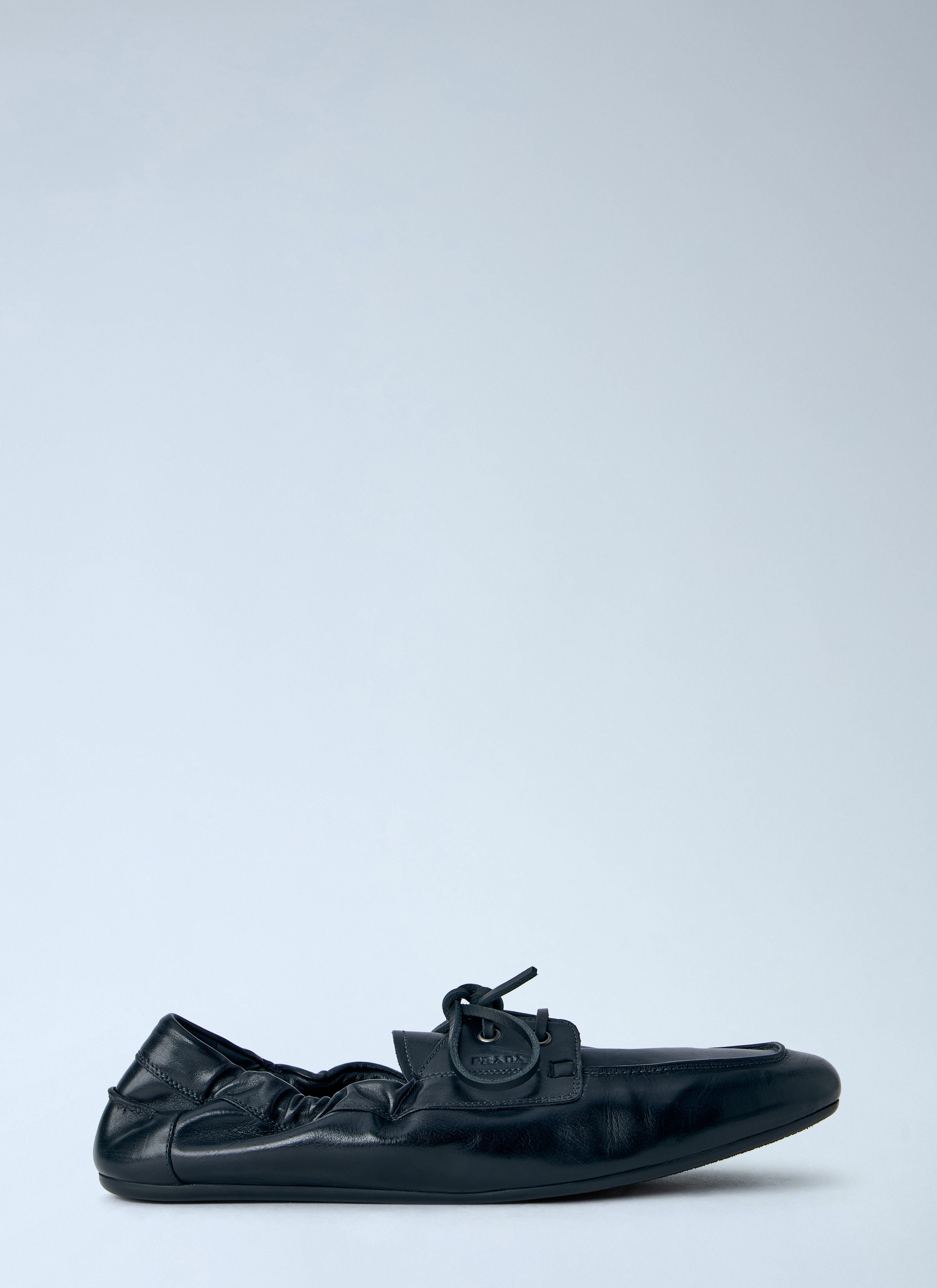 Prada Prada Leather Moccasins