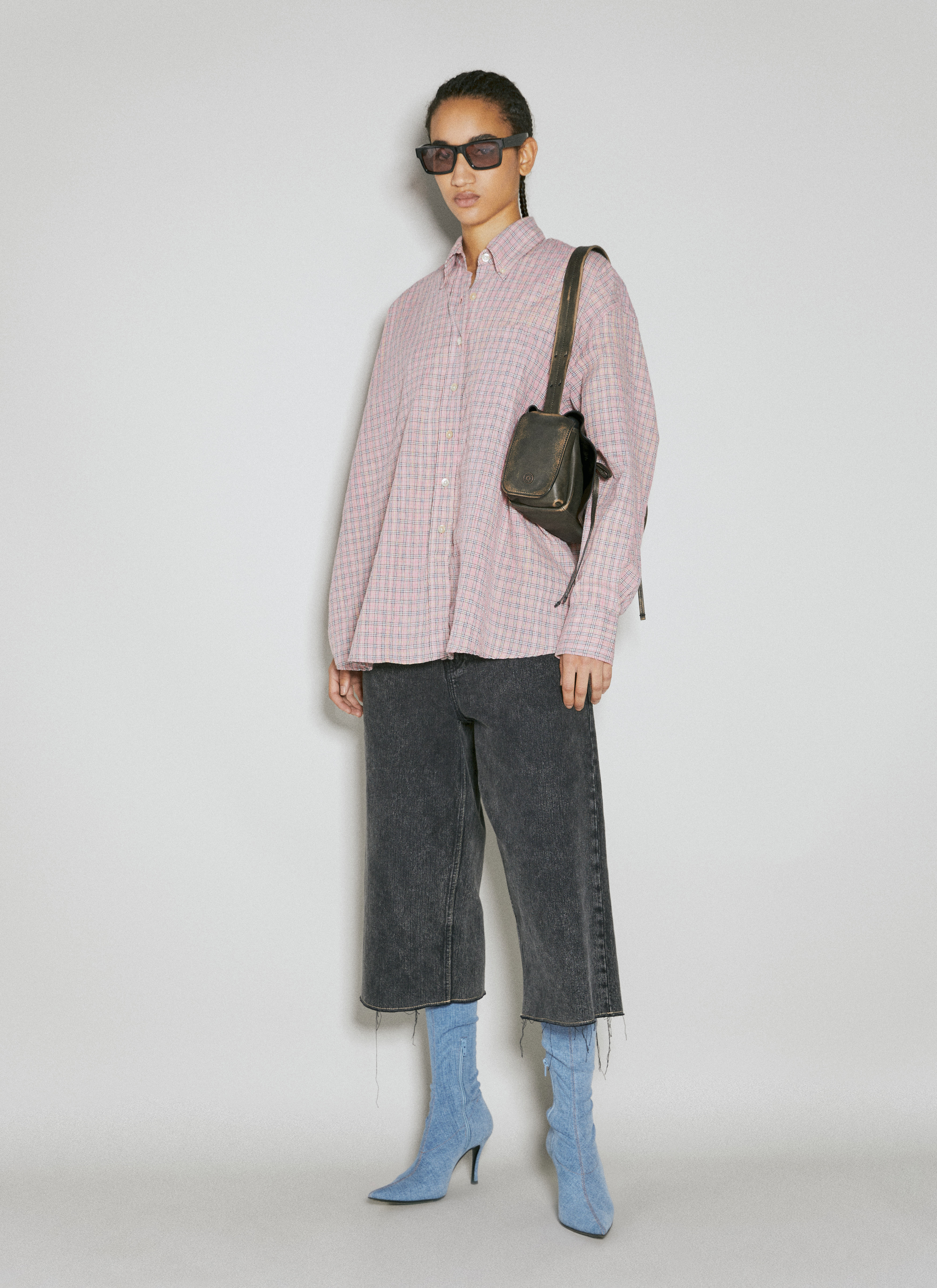 Our Legacy Women's' Borrowed BD Shirt in Pink | LN-CC®