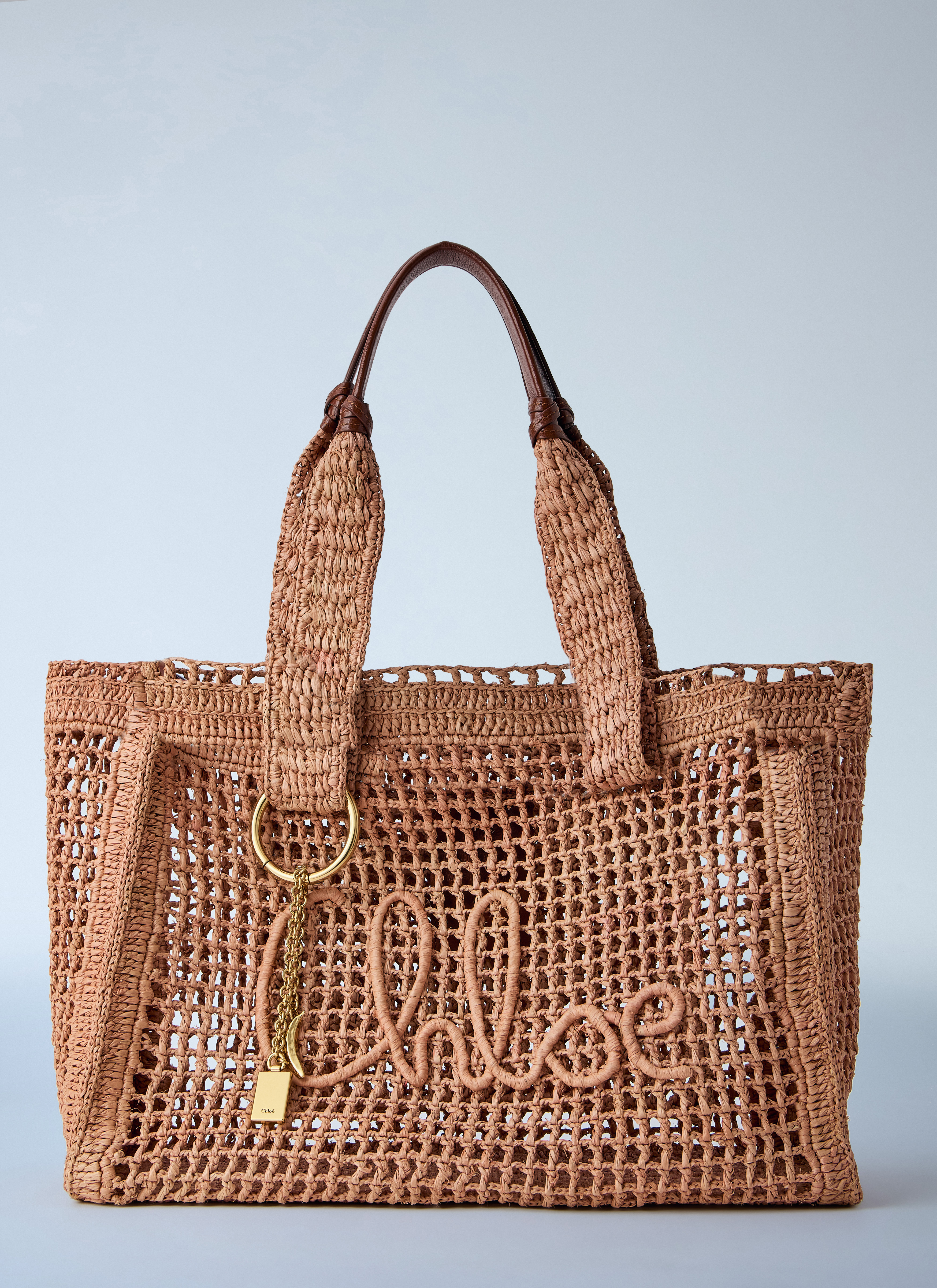 Chloé Women's' Summer Banana Tote Bag in Beige | LN-CC®