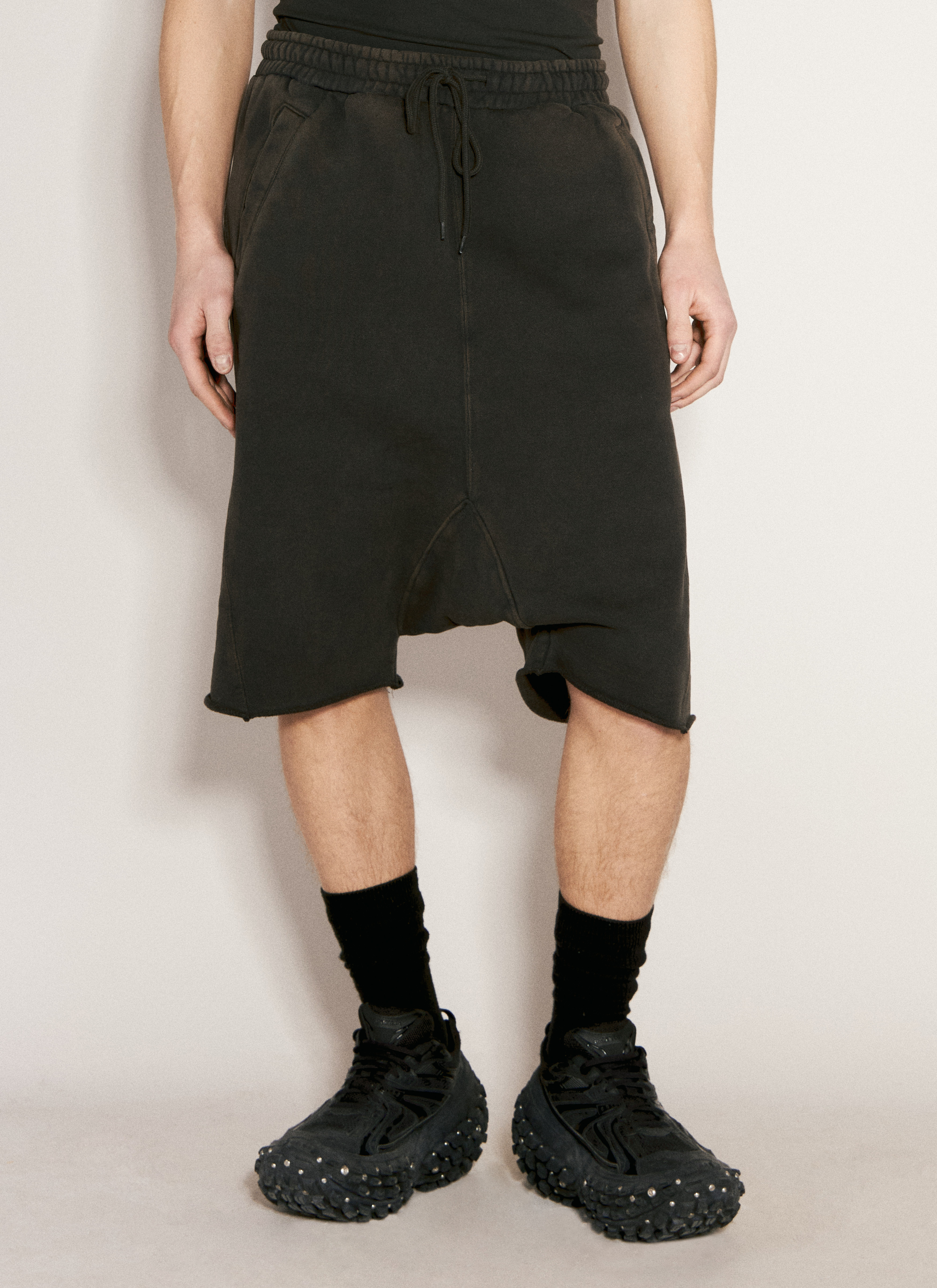 パンツ Entire Studios RUMY SHORT BLACK WOOL Entire Studios Black