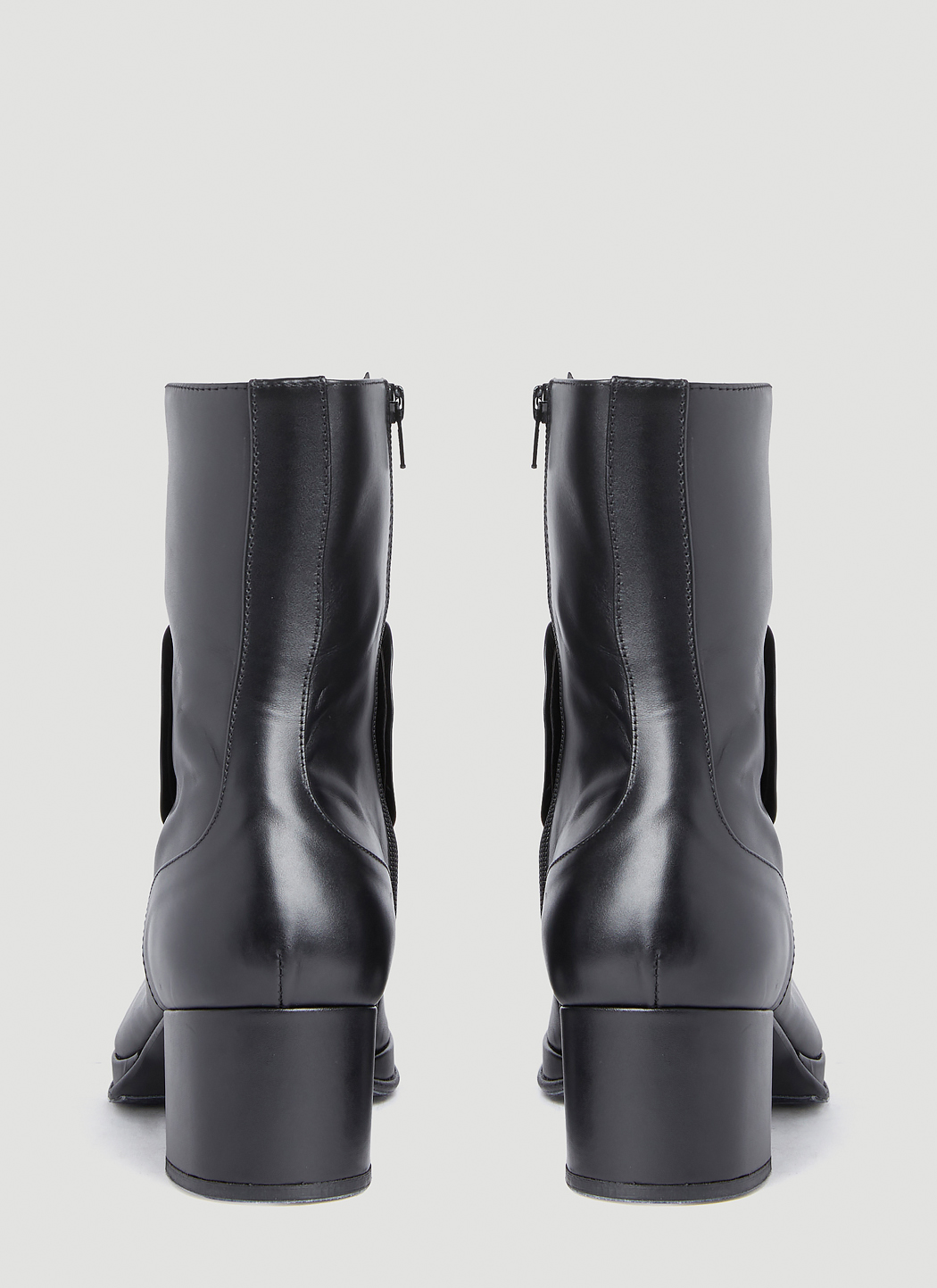 Walter Van Beirendonck Hyper Glam 75mm Snake-Print Boots - Brown