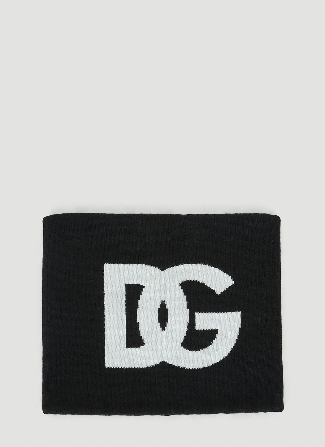 Dolce&Gabbana Logo Intarsia Tube Scarf