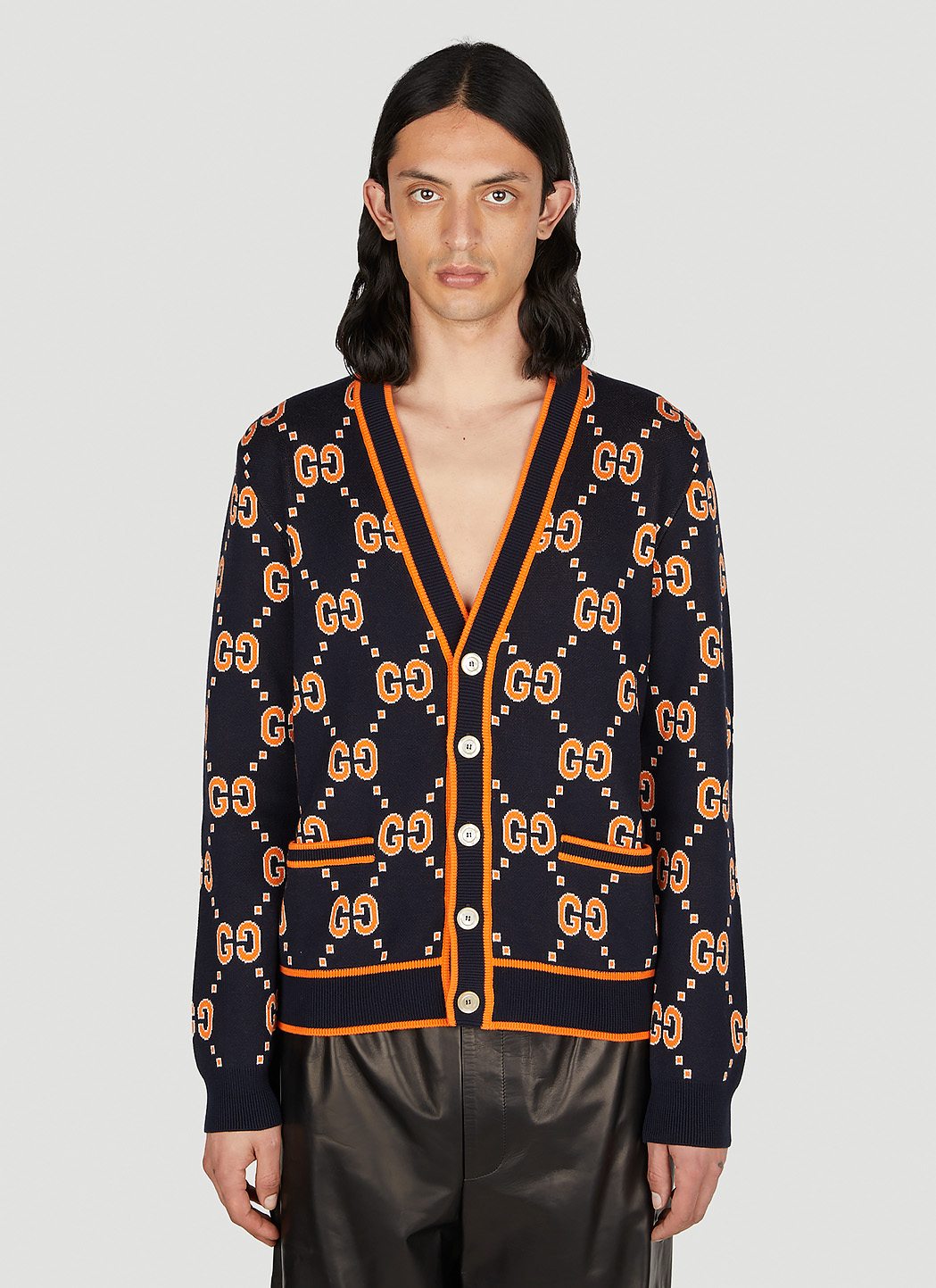 GG Intarsia Cardigan