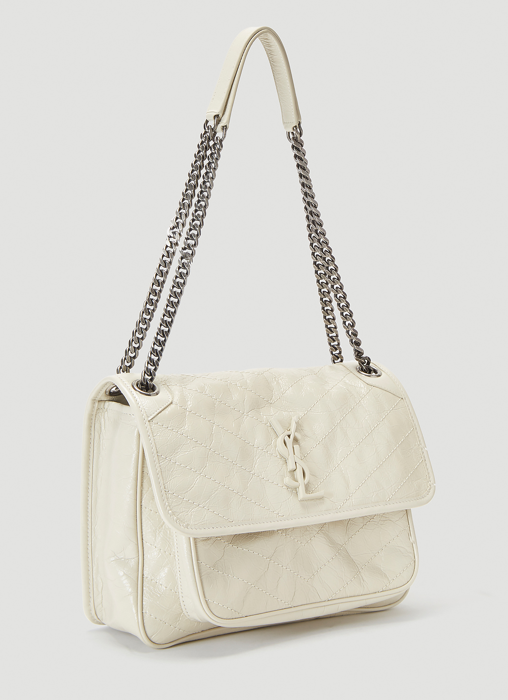ysl niki medium white