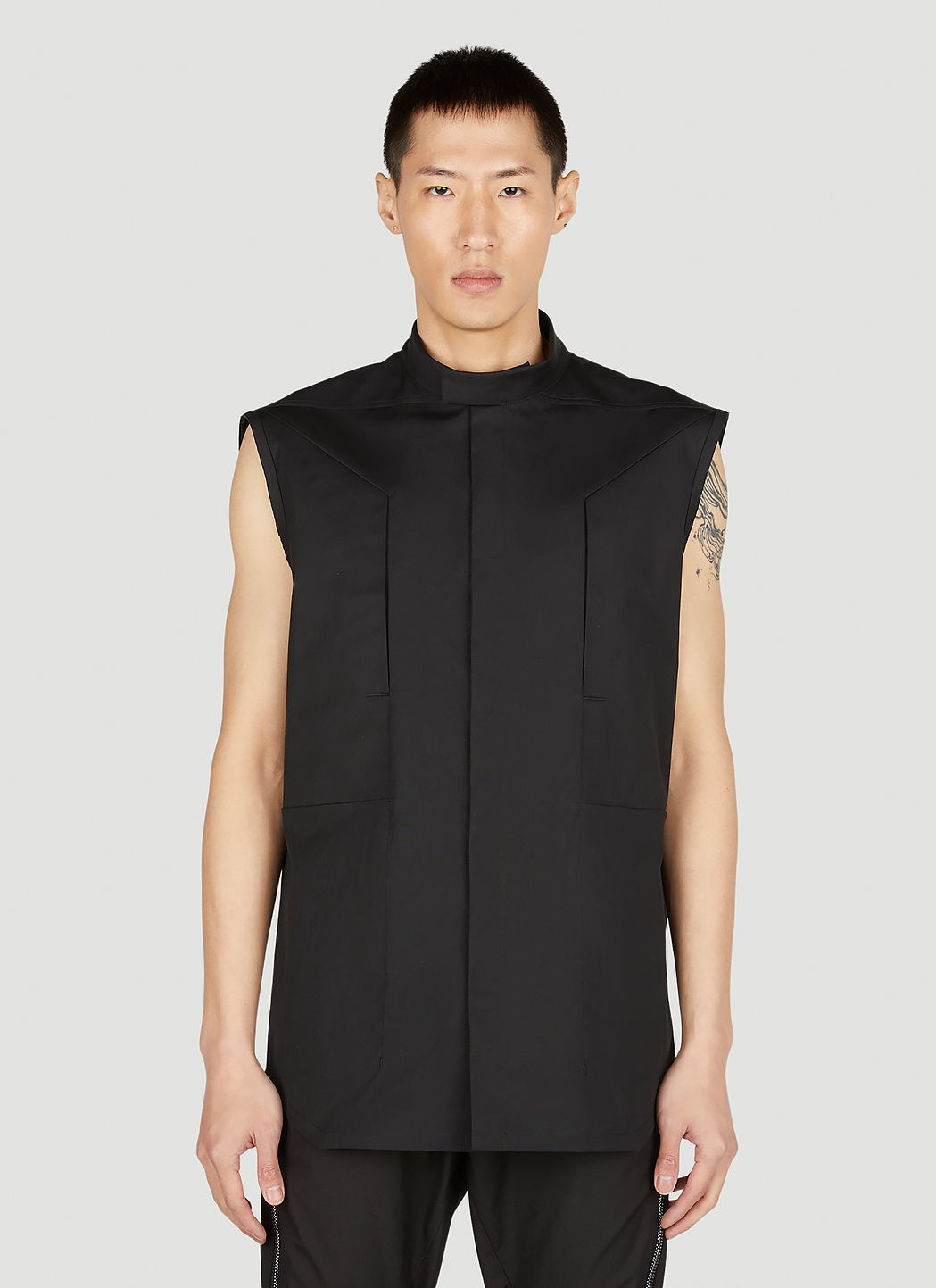 Rick Owens RO メッシュ素材 通気性Vネック ジャケット アウター