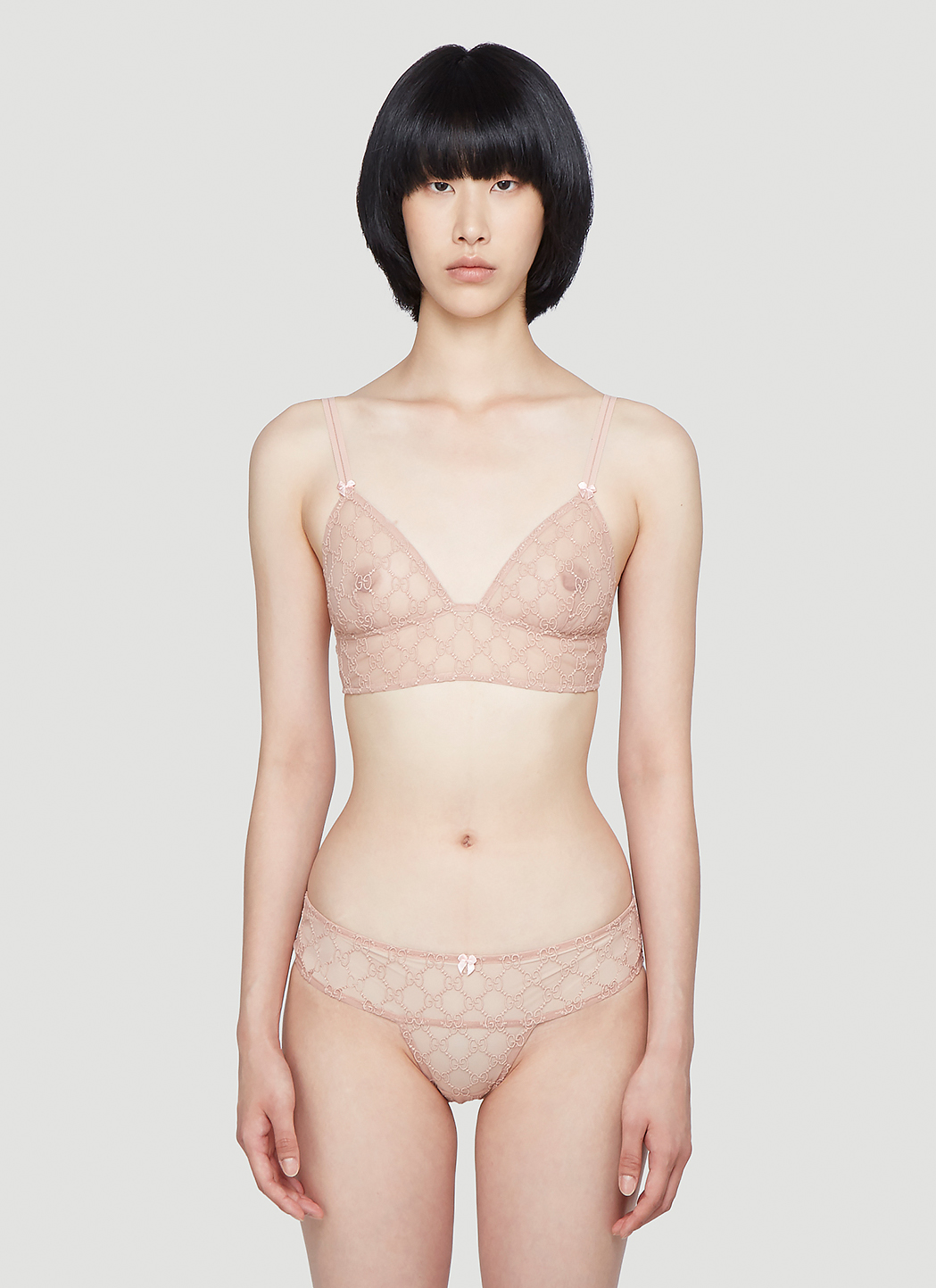 GG Tulle Lingerie Set