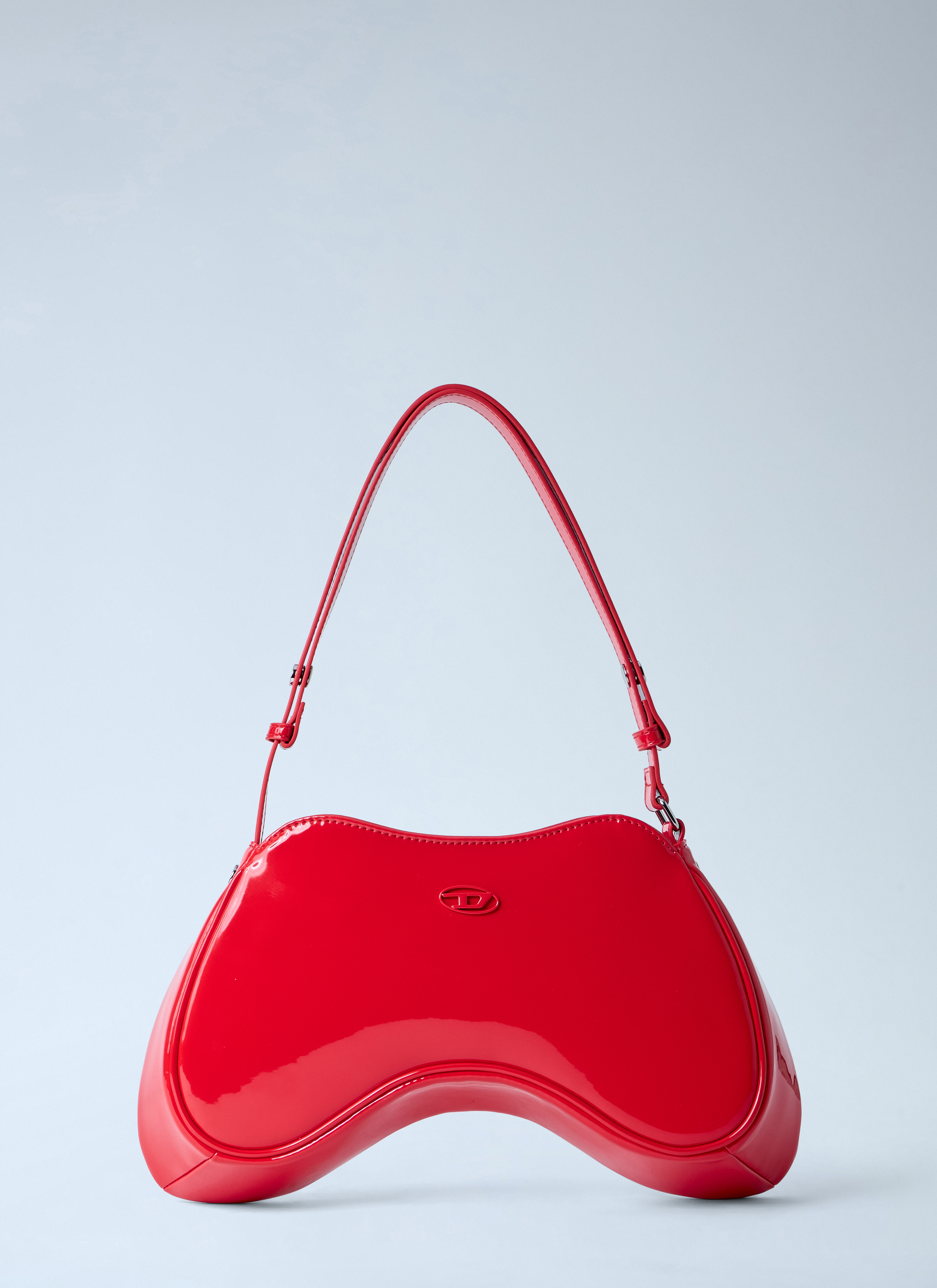 Diesel Donna Rosso Play Shoulder Bag - Woman Shoulder Bags One Size