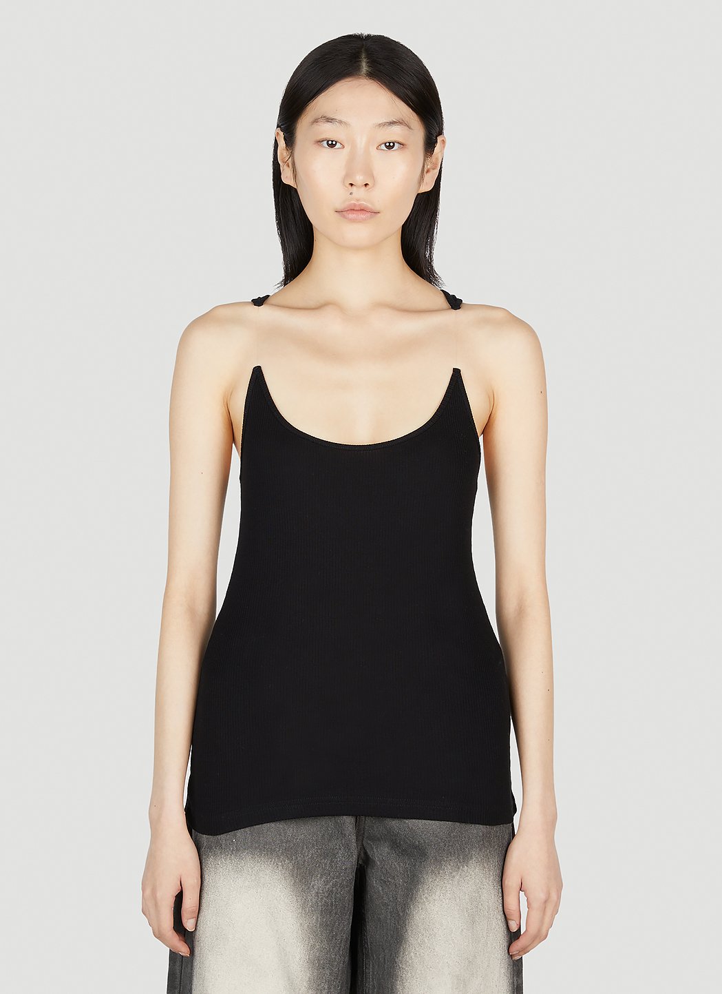 Y/Project Women's' Invisible Strap Top in Black | LN-CC®