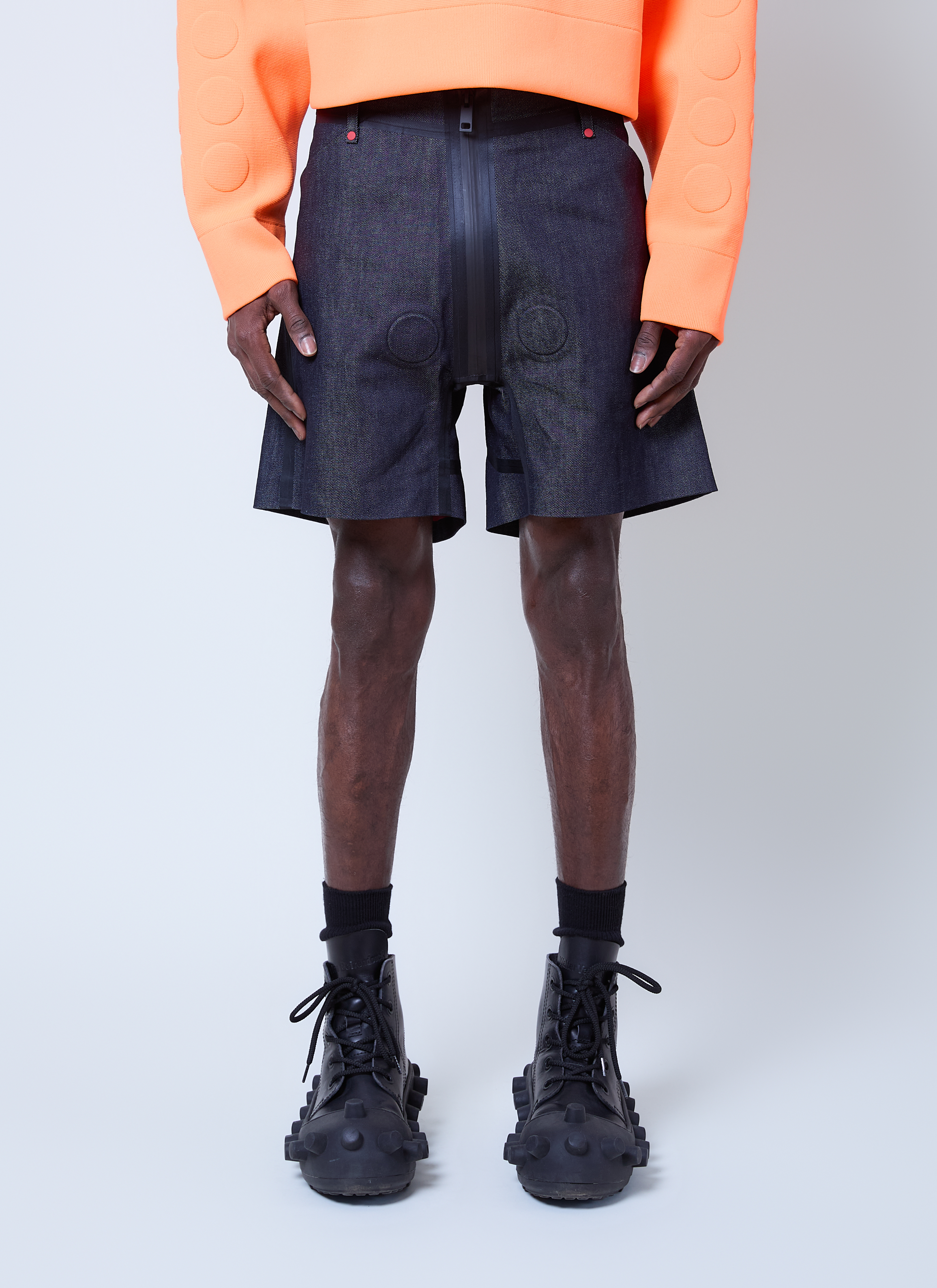 Walter Van Beirendonck x G-STAR Men's' Embossed Denim Shorts