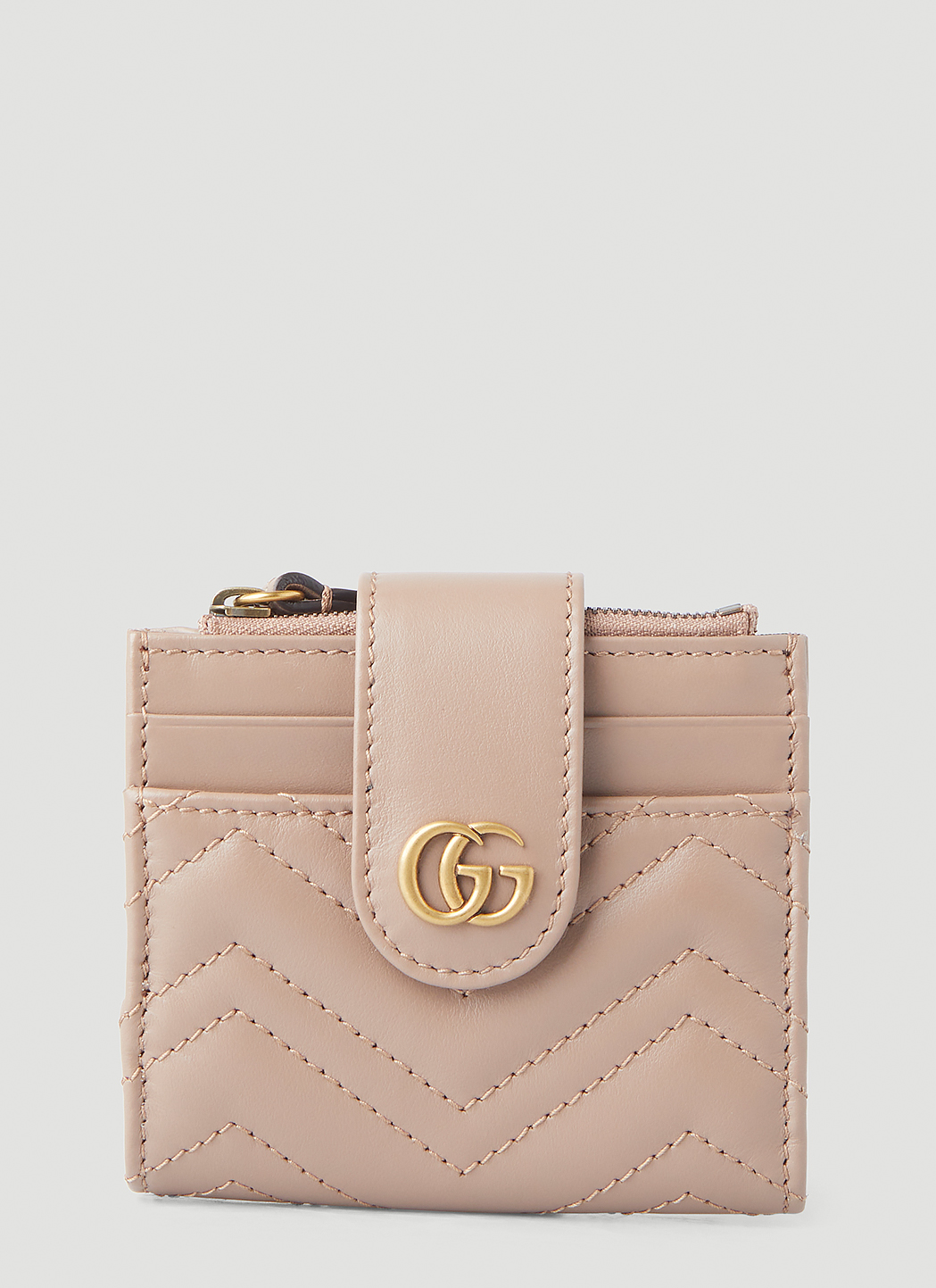 GG Marmont Quilted Mini Card Holder