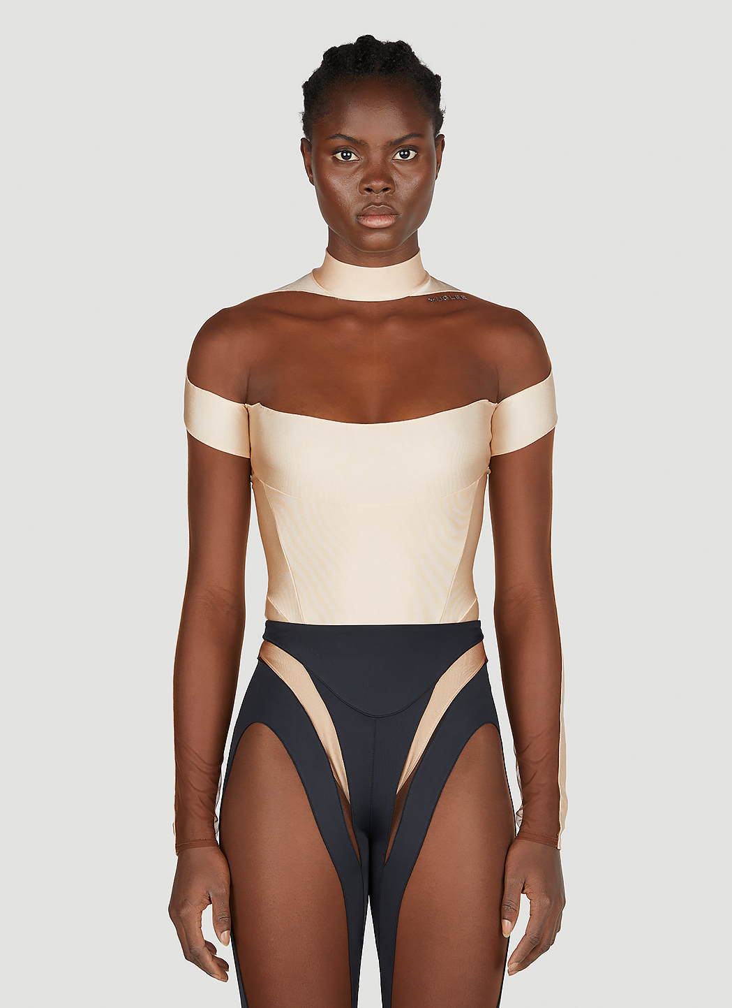 Cut Out Illusion Bodysuit