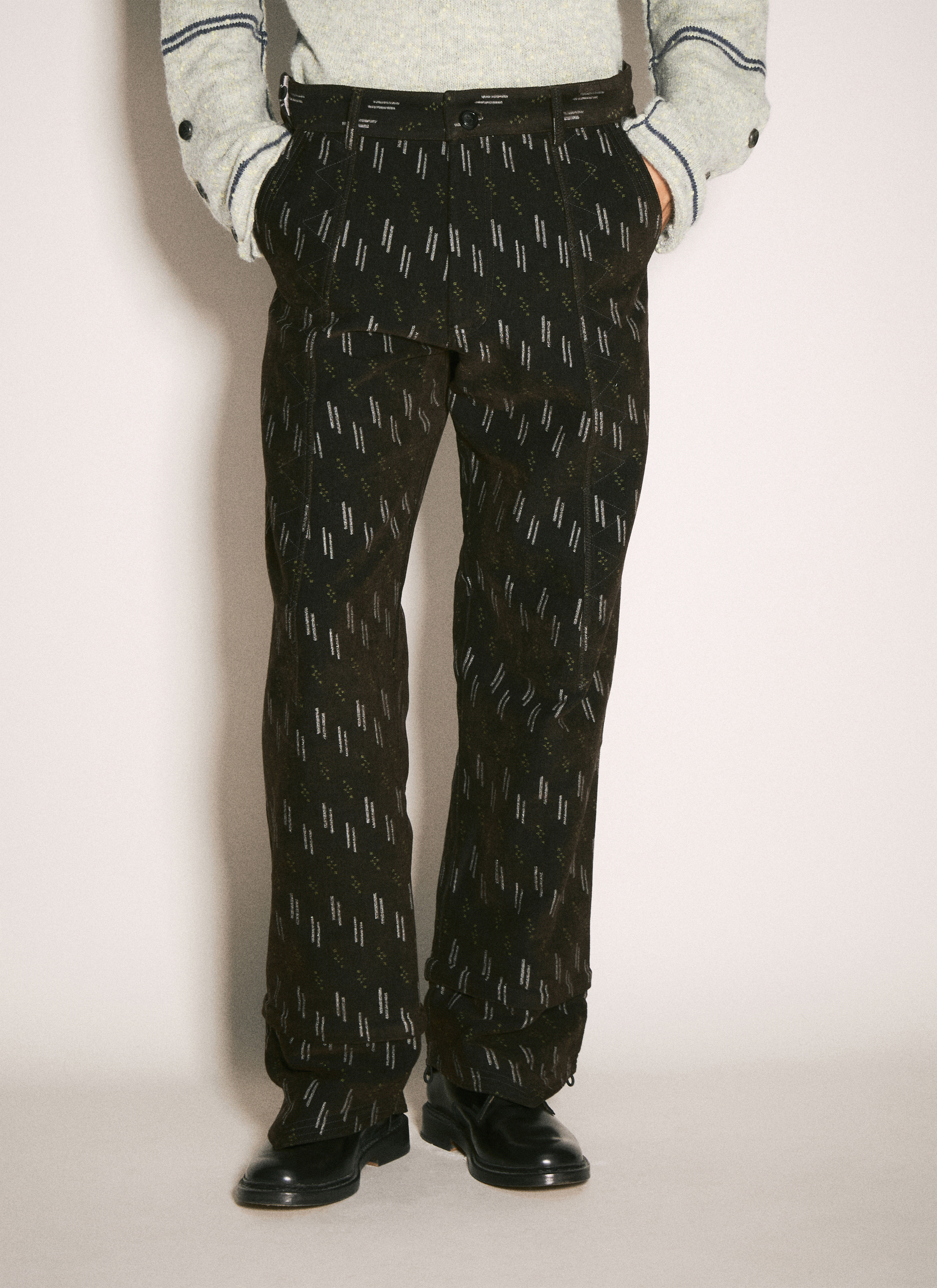 Kiko Kostadinov Men's' Jacklight Pants in Brown | LN-CC®