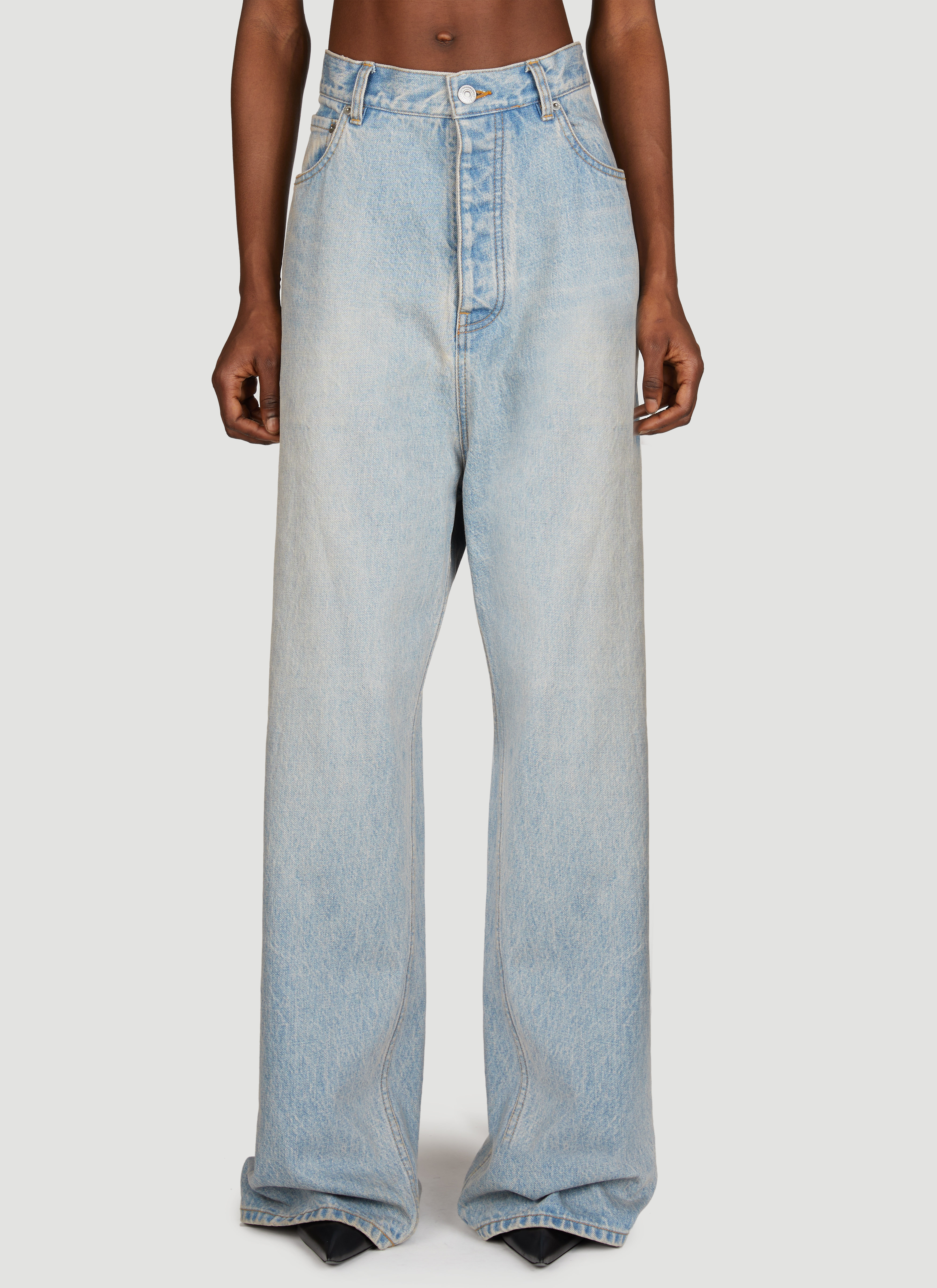 Balenciaga Women's' Baggy Jeans in Blue | LN-CC®