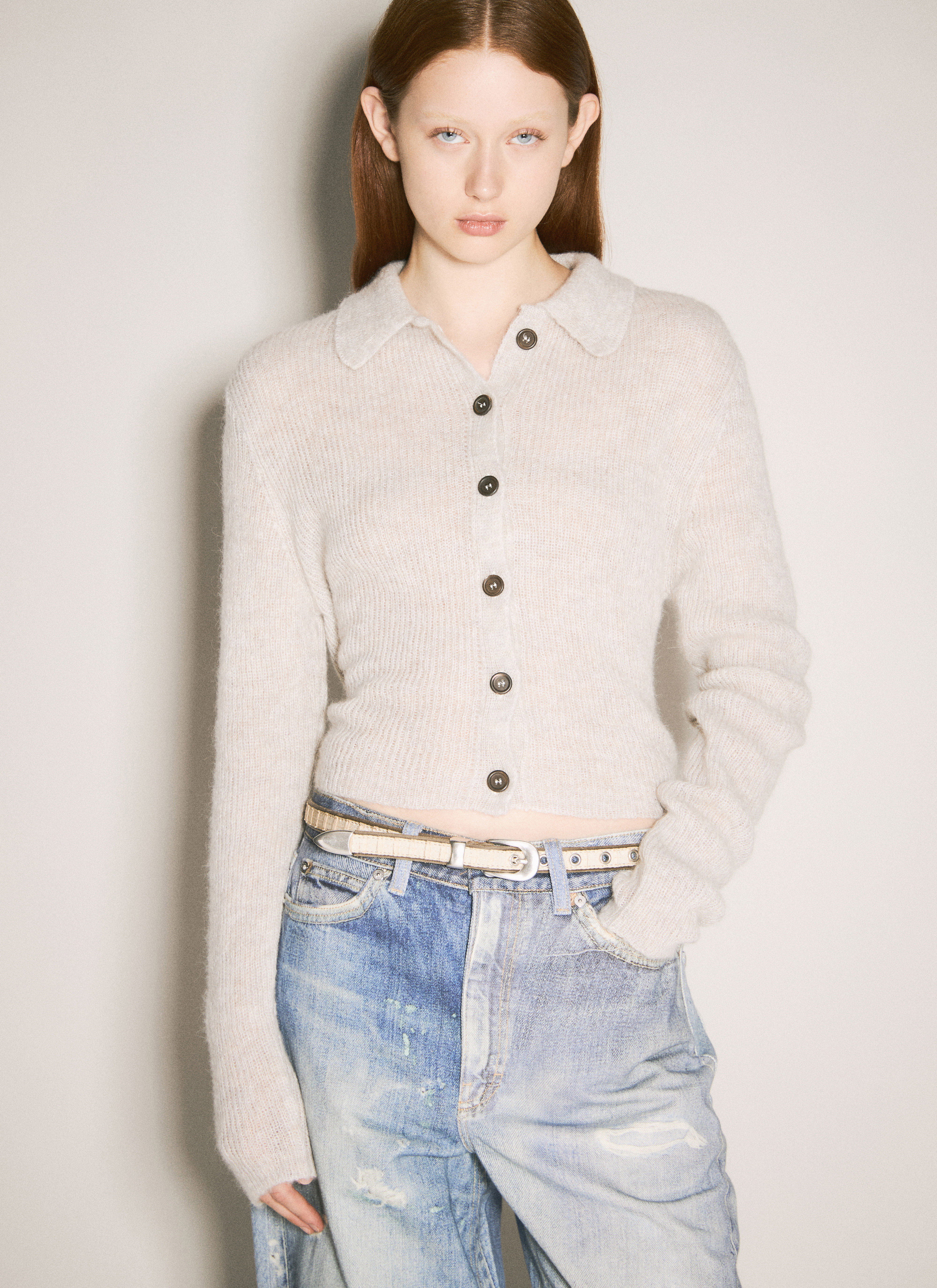 Our Legacy Mazzy Polo Cardigan en Beige pour femme | LN-CC®