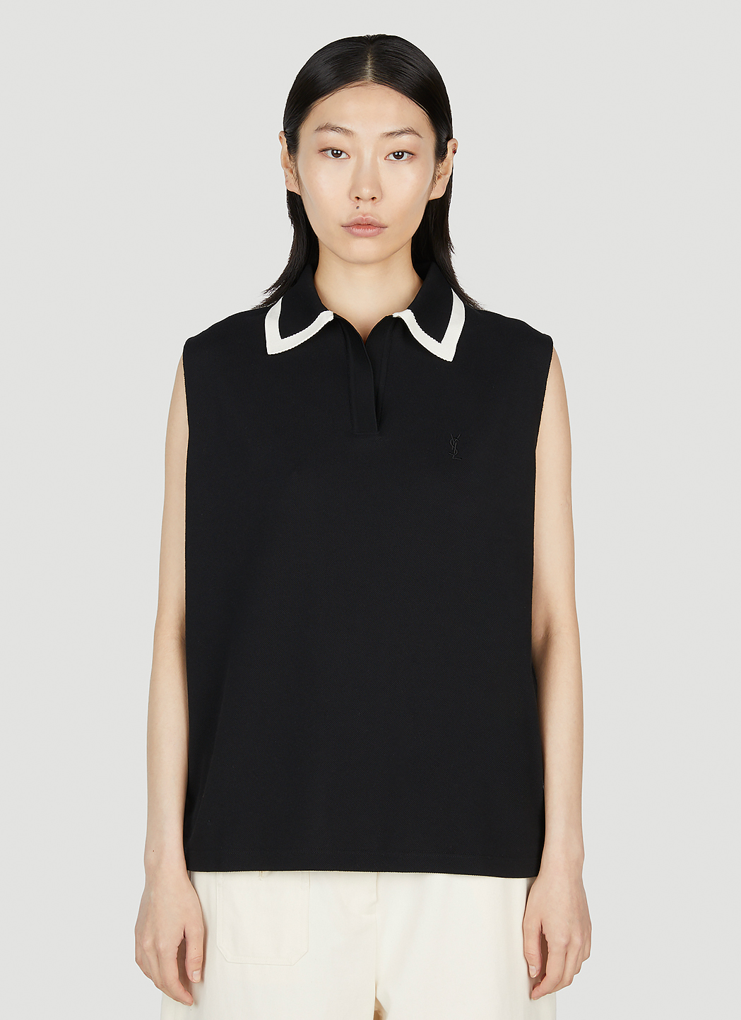 Sleeveless Polo Shirt