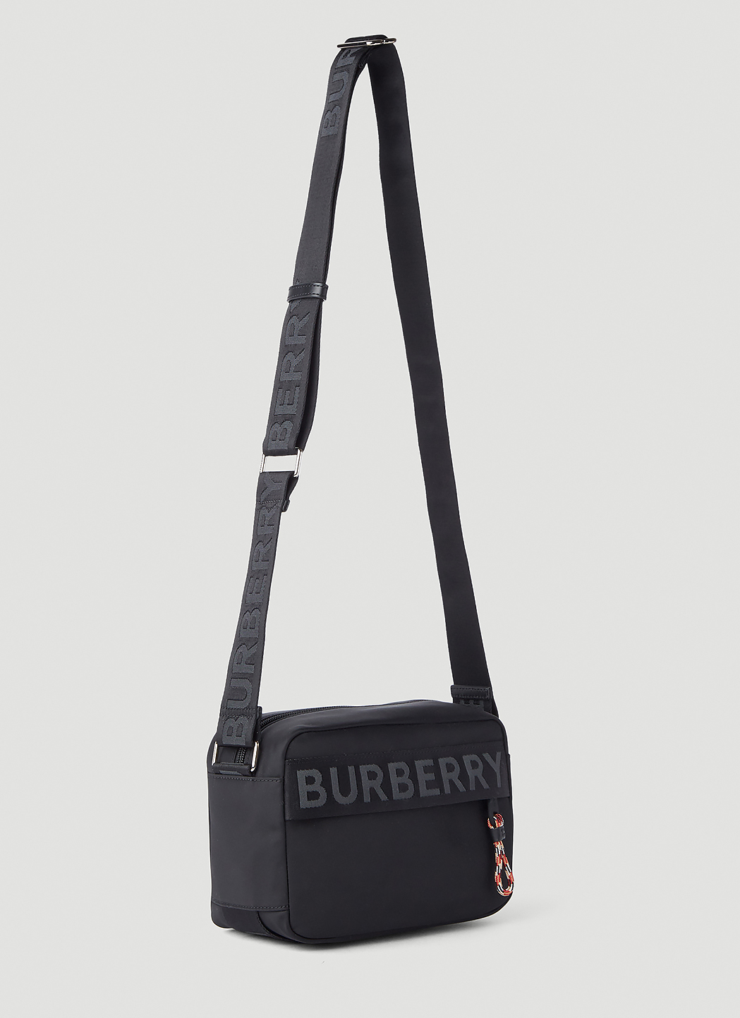 Burberry Men's Paddy RecycledNylon Crossbody Bag in Black LNCC