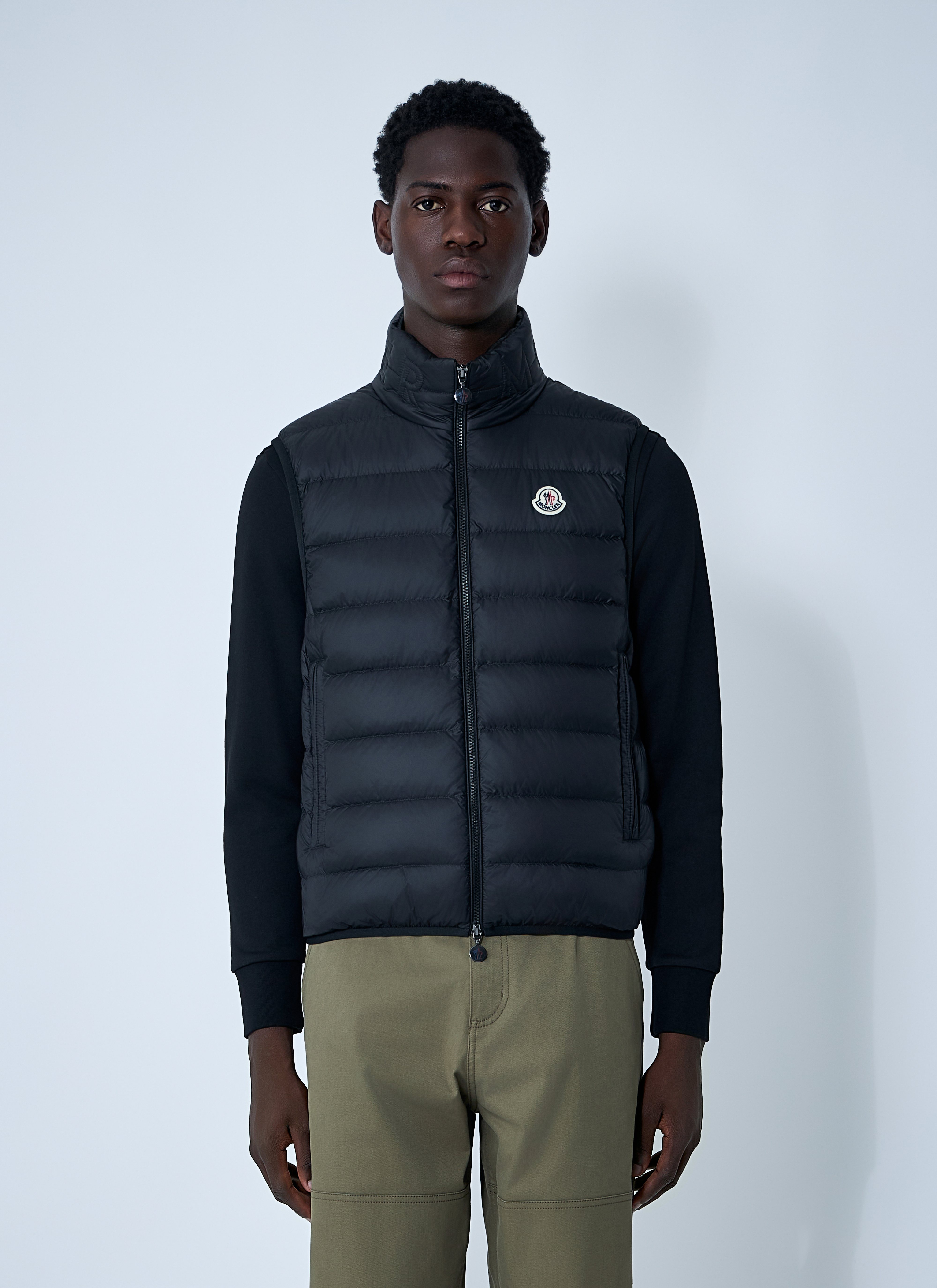 Moncler Men's Black Rocoque Vest - Man Jackets 2