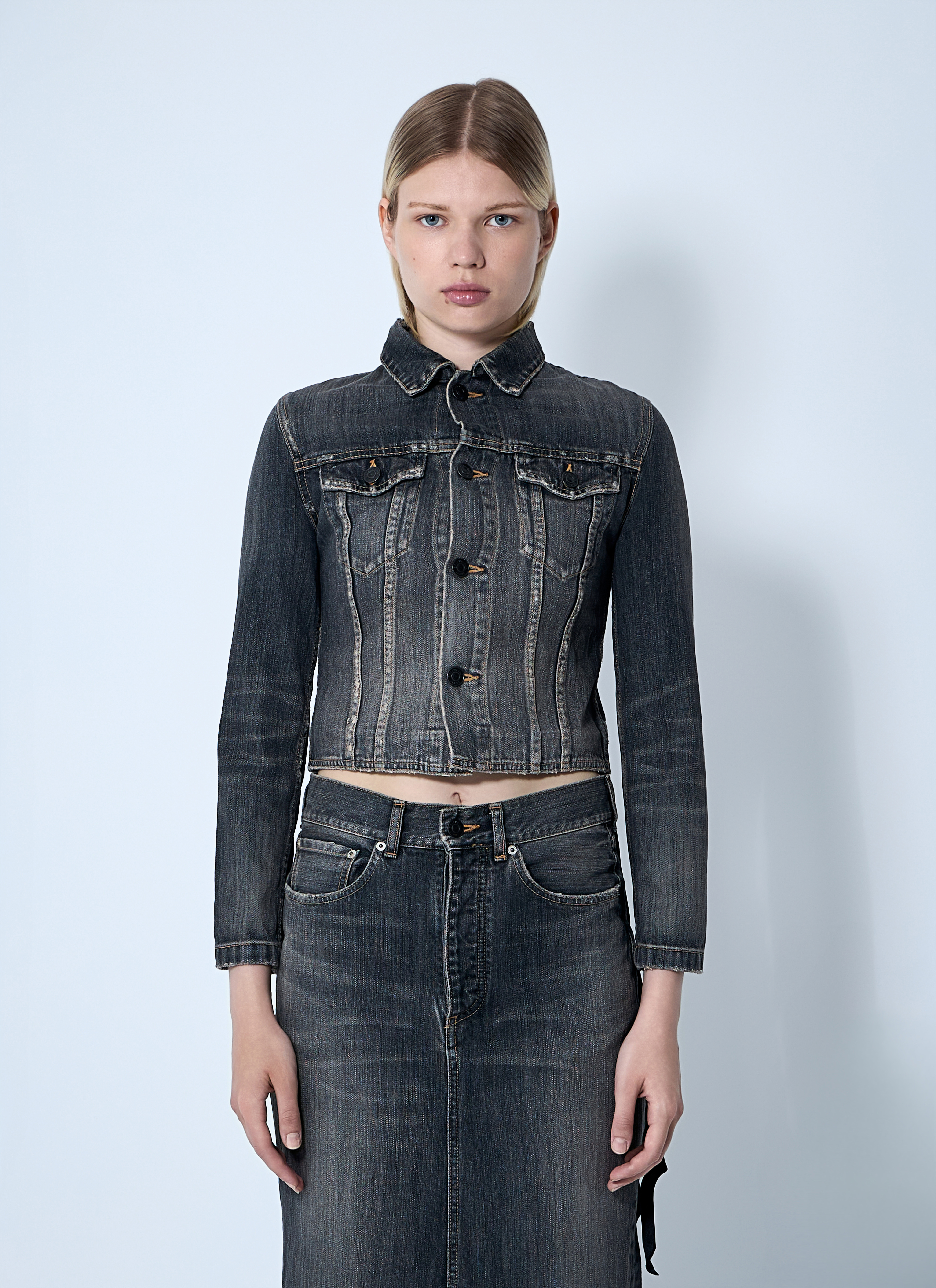 ジャケット BALENCIAGA SS25 'Lace Up' denim jacket (831697TSW67 1441) 29283035_58352093_600.jpg