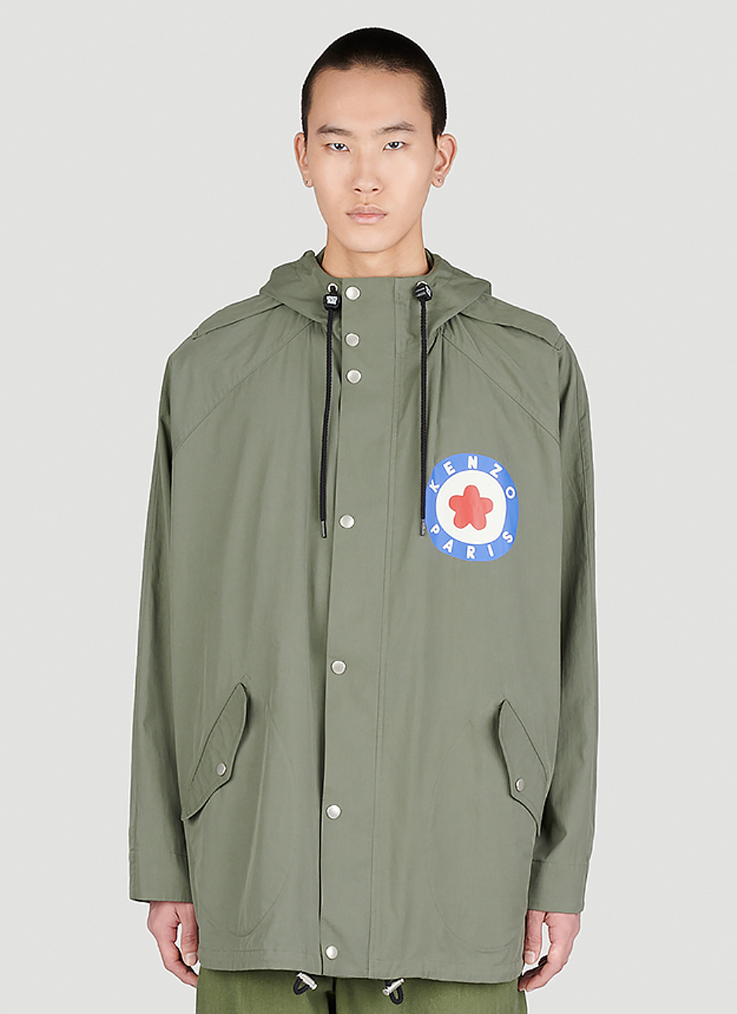 Kenzo Men's' Target Bat Wing Jacket in Green | LN-CC®
