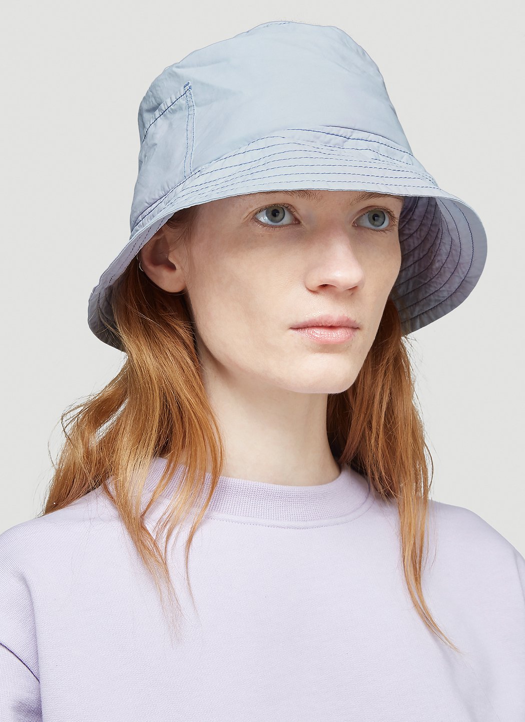 Acne Studios Heddie Bucket Hat in Blue | LN-CC