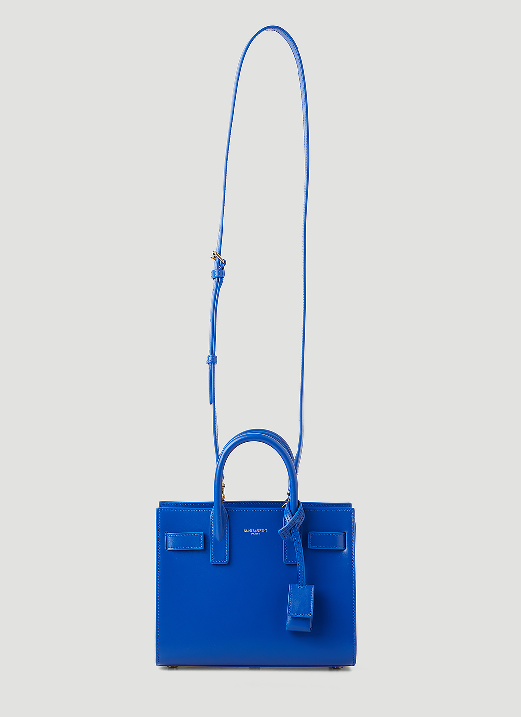 Saint Laurent Sac Du Jour Nano Shoulder Bag in Blue LN CC