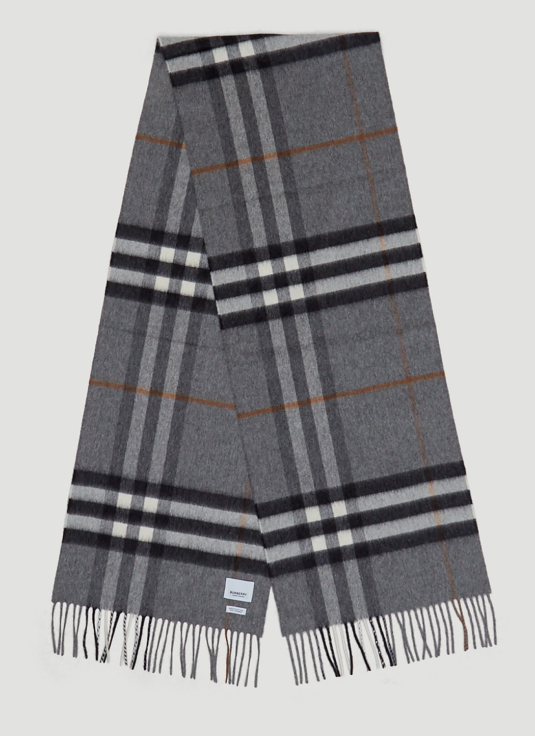 Giant Check Cashmere Scarf
