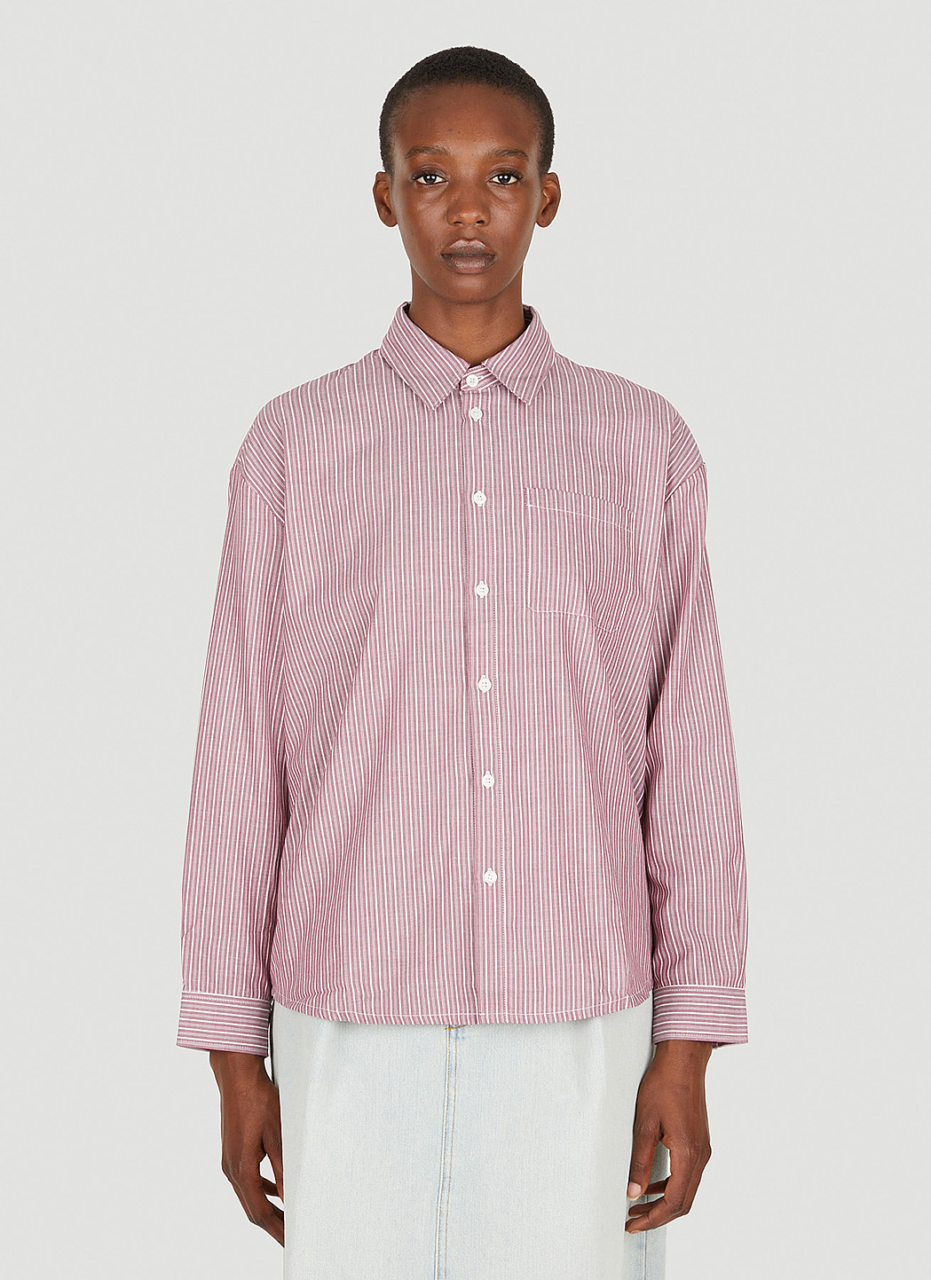 Striped Boyfriend Shirt
