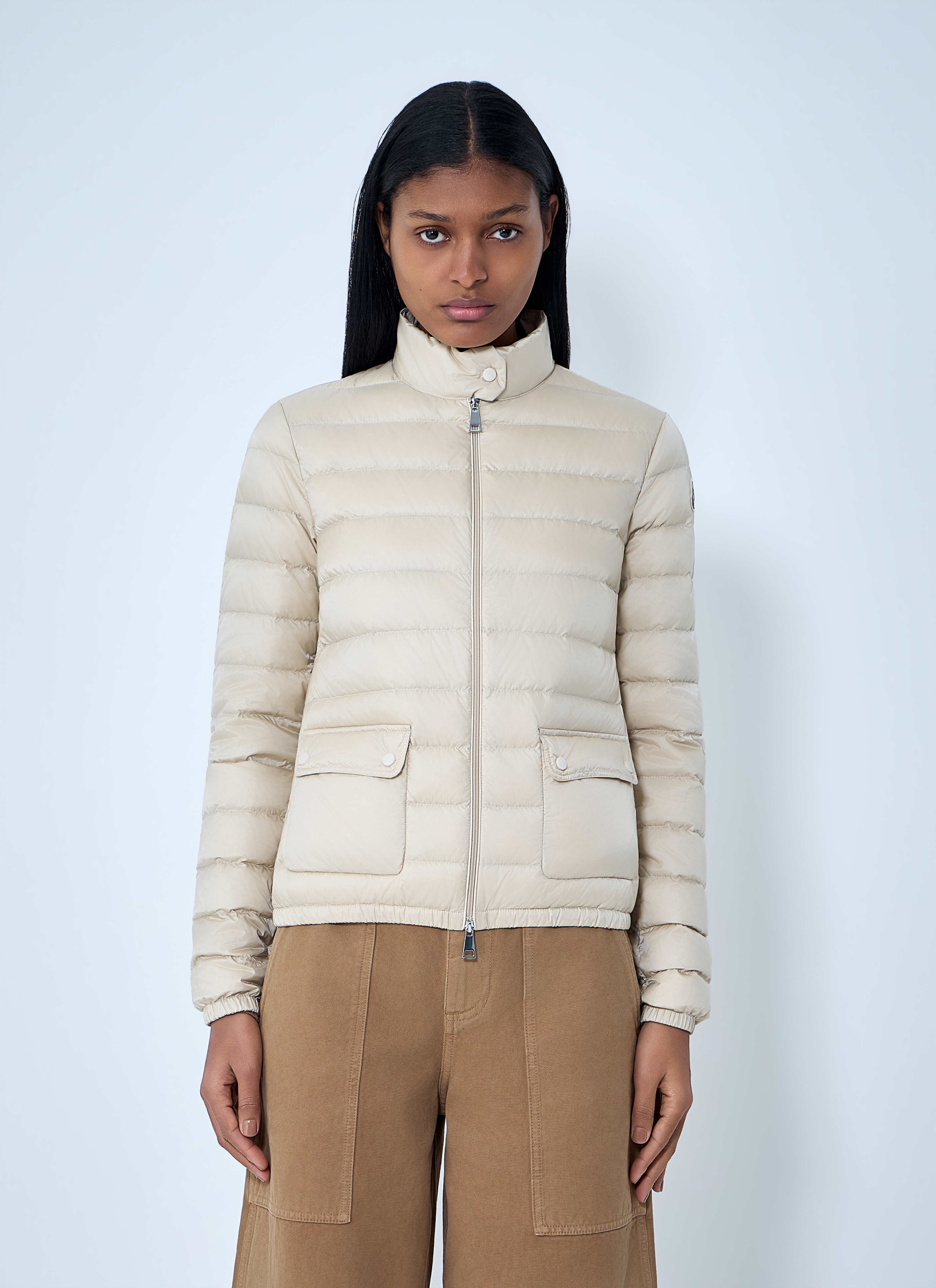 Moncler Women's White Lans Jacket - Woman Jackets 0
