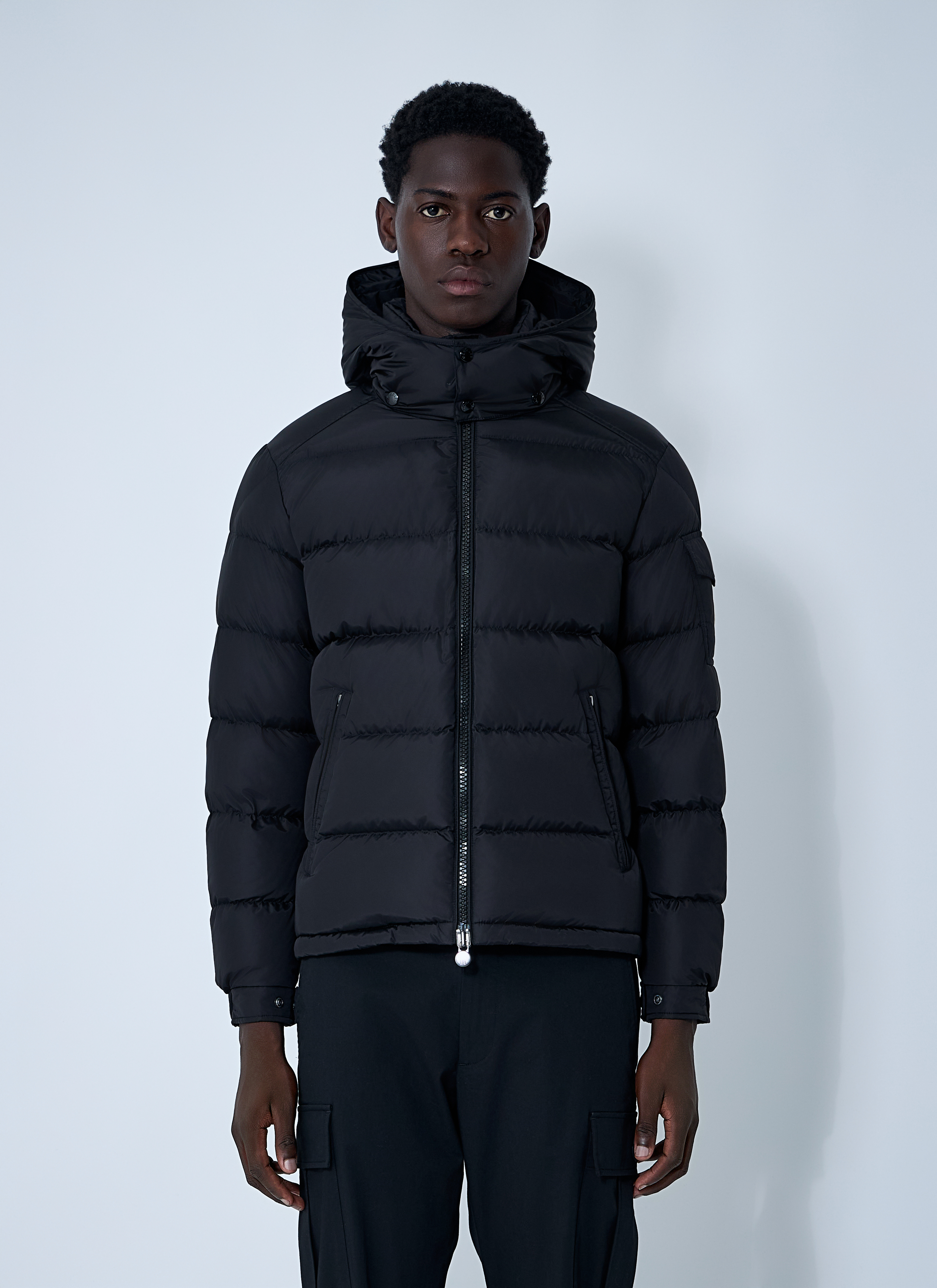 Moncler Men's Black Maya Short Down Jacket - Man Jackets 5