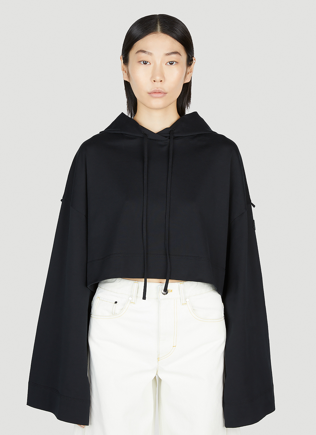 Cropped Hooded Sweatshirt