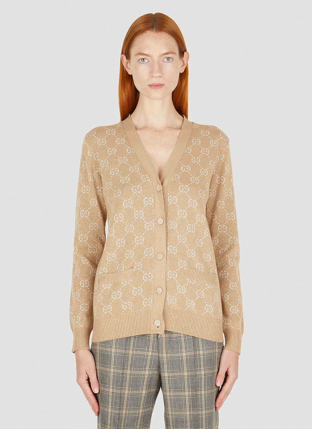 Logo Jacquard Cardigan
