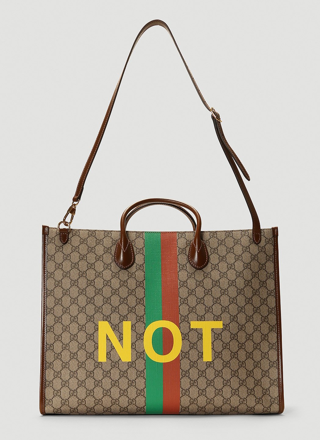 Gucci Men's Fake Not Tote Bag in Brown | LN-CC