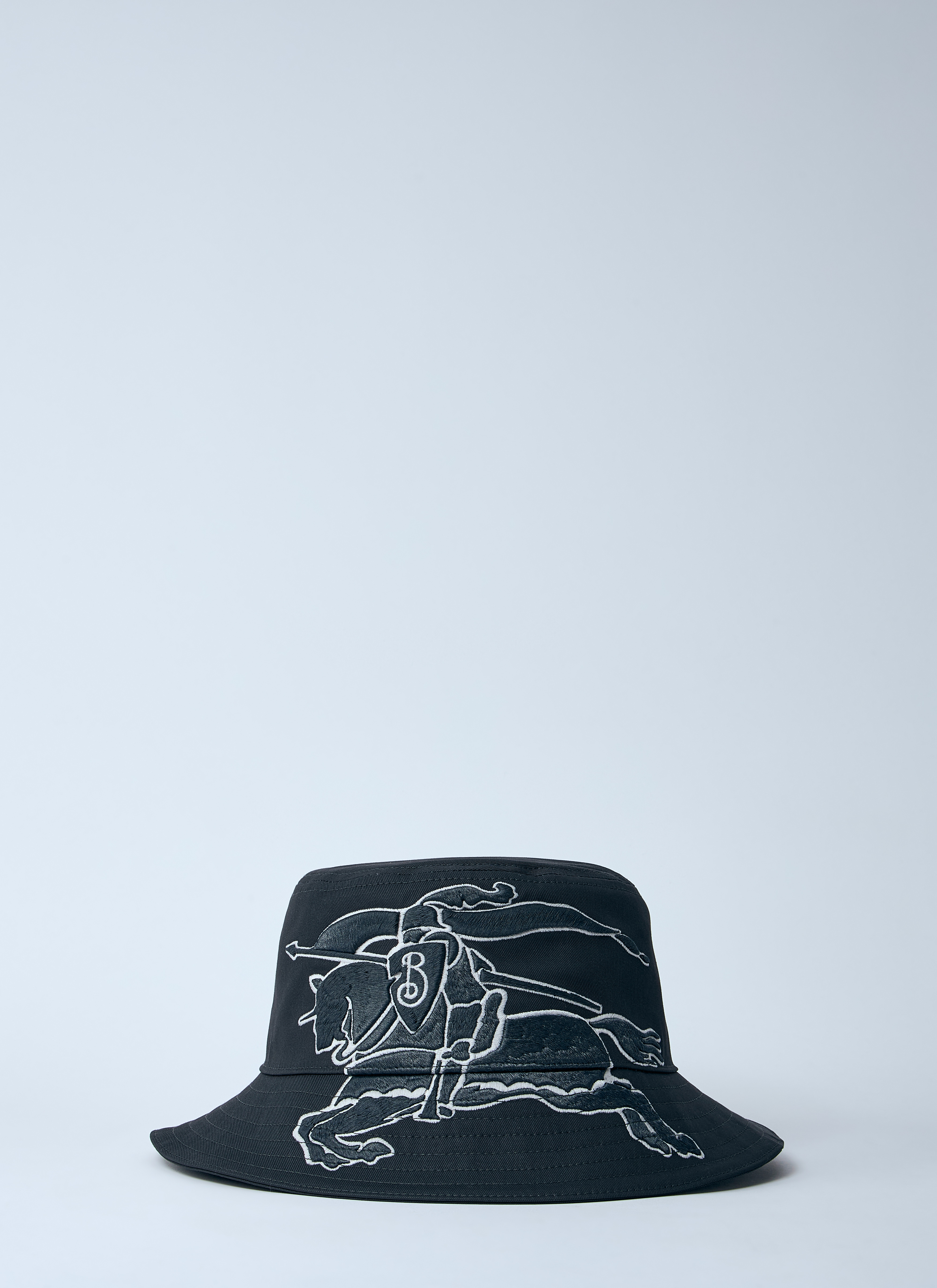 Burberry Men's' Logo Motif Bucket Hat in Black | LN-CC®