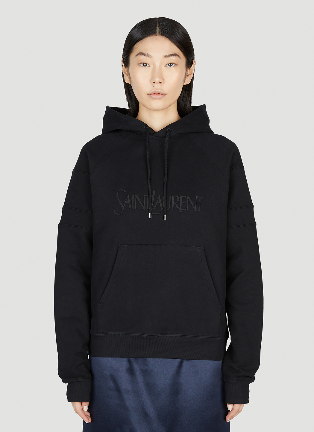 Embroidered Logo Hooded Sweatshirt