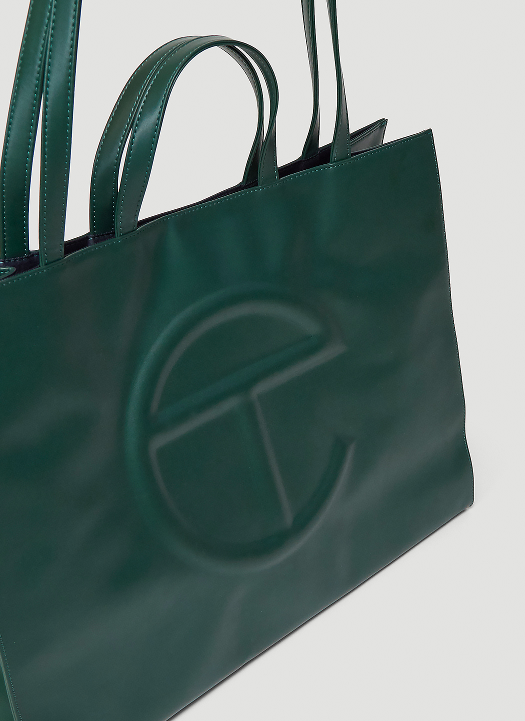 Telfar Unisex Large Shopping Bag in Green LNCC