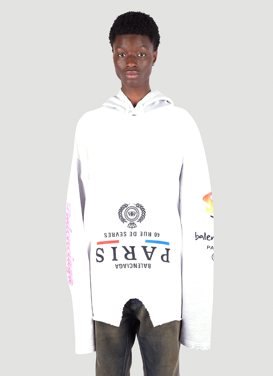 Upside Down Hooded Sweater