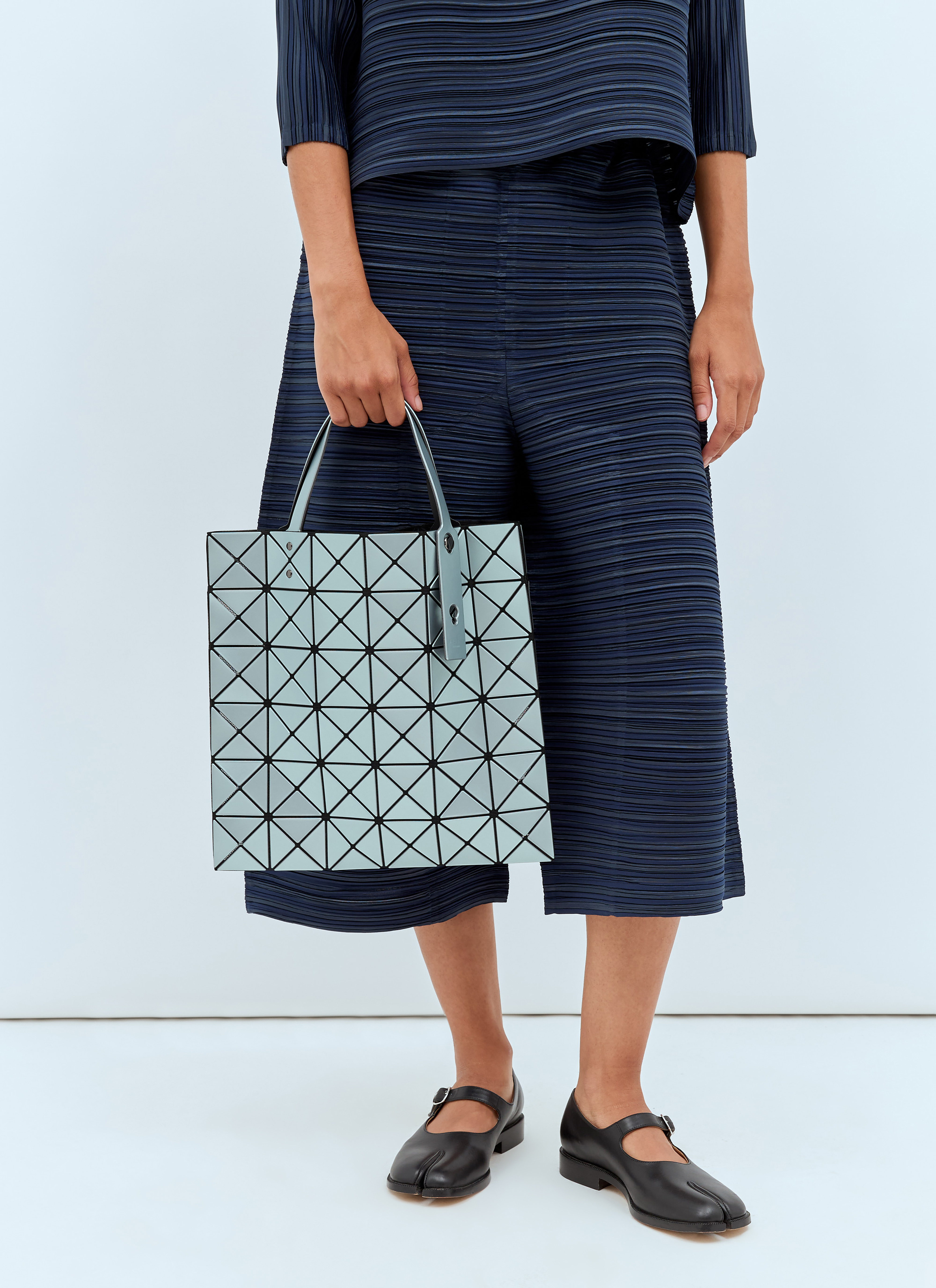 Bao Bao Issey Miyake Women's' Lucent Matte Tote Bag in Blue | LN-CC®