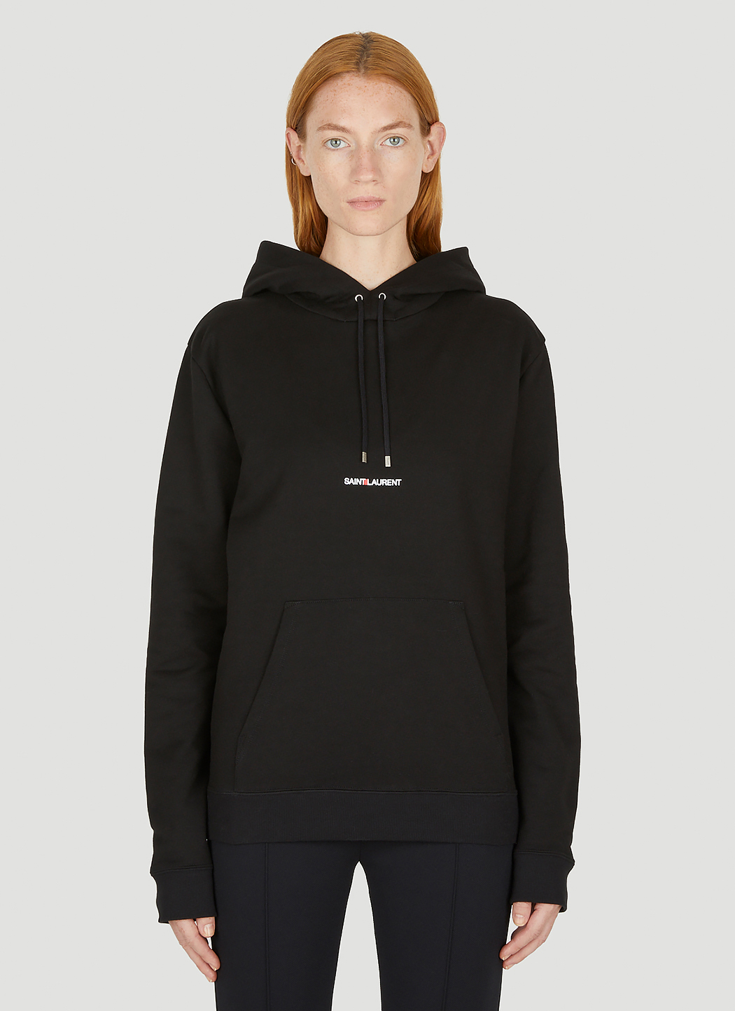 Logo Embroidered Hooded Sweatshirt