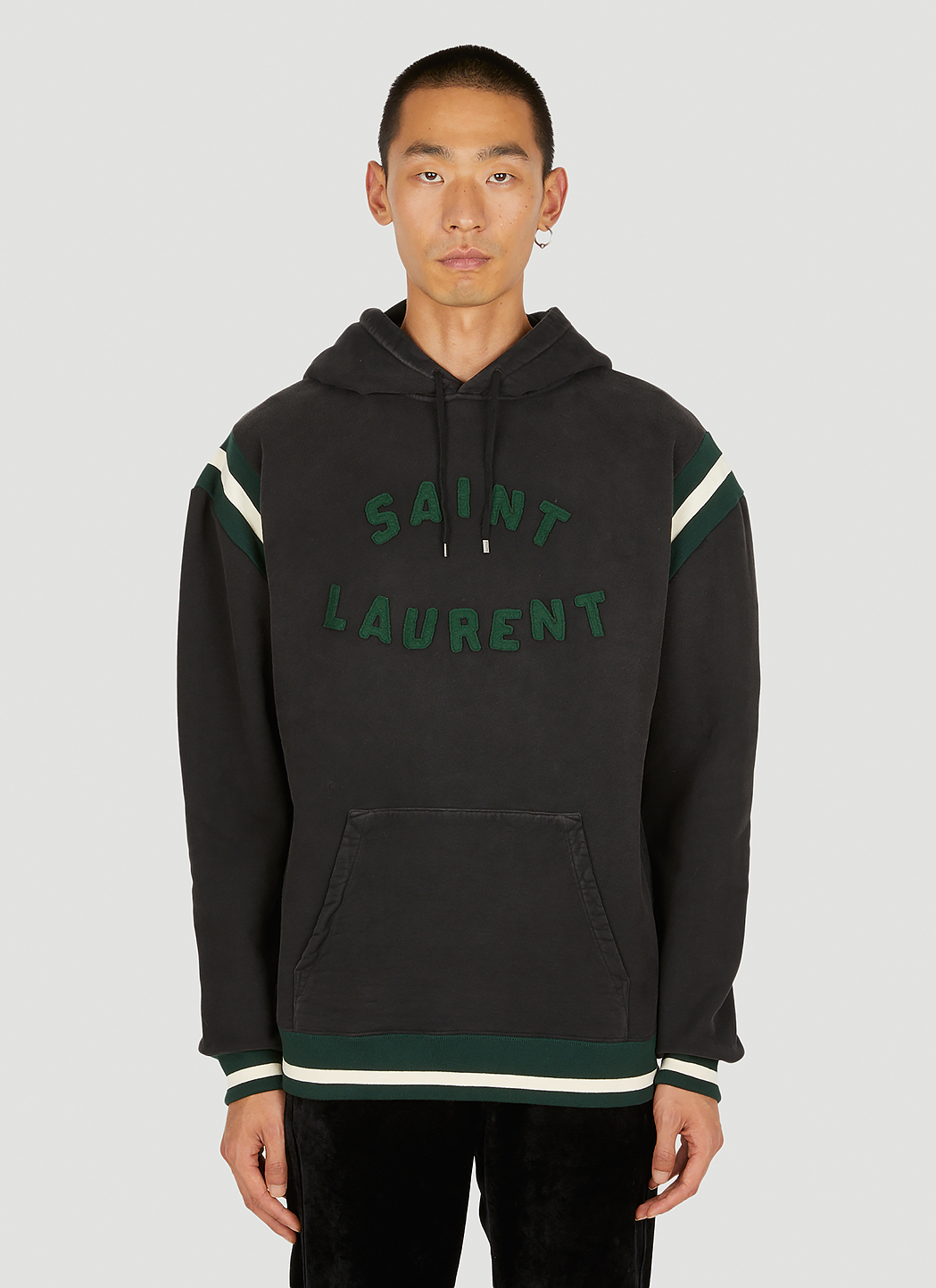 Embroidered Logo Hooded Sweatshirt