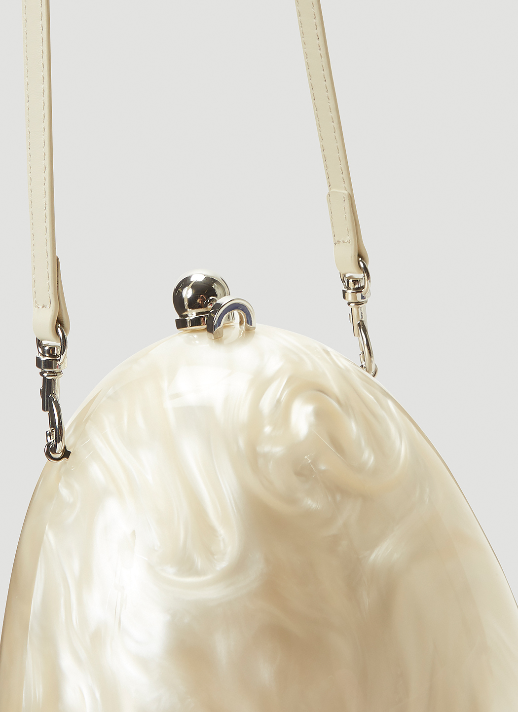 Simone Rocha Women's Pearl Egg Bag in White | LN-CC
