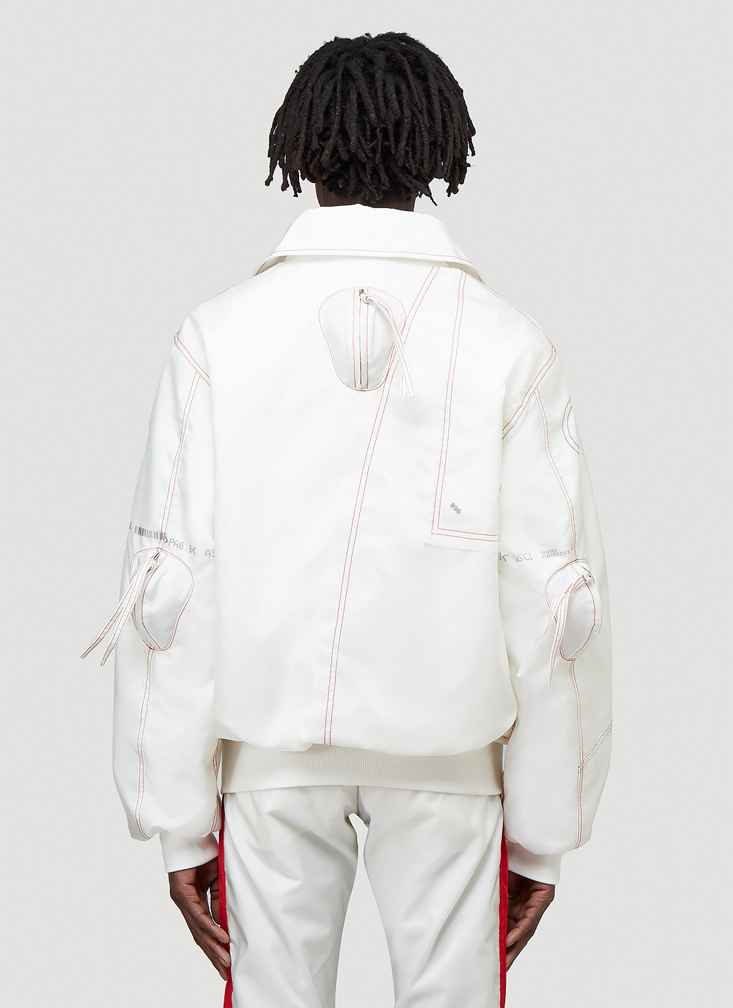KANGHYUK Men's Readymade Airbag Bomber Jacket in White LNCC